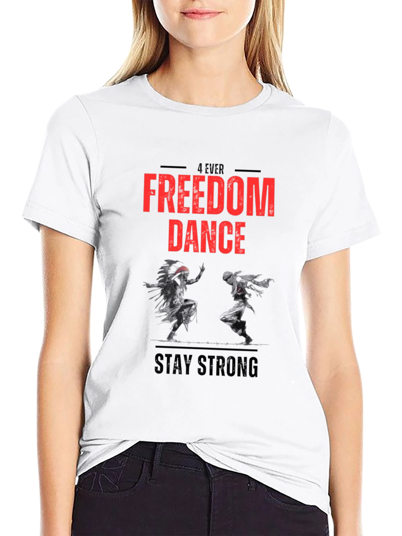 Freedom Dance Graphic T-Shirt