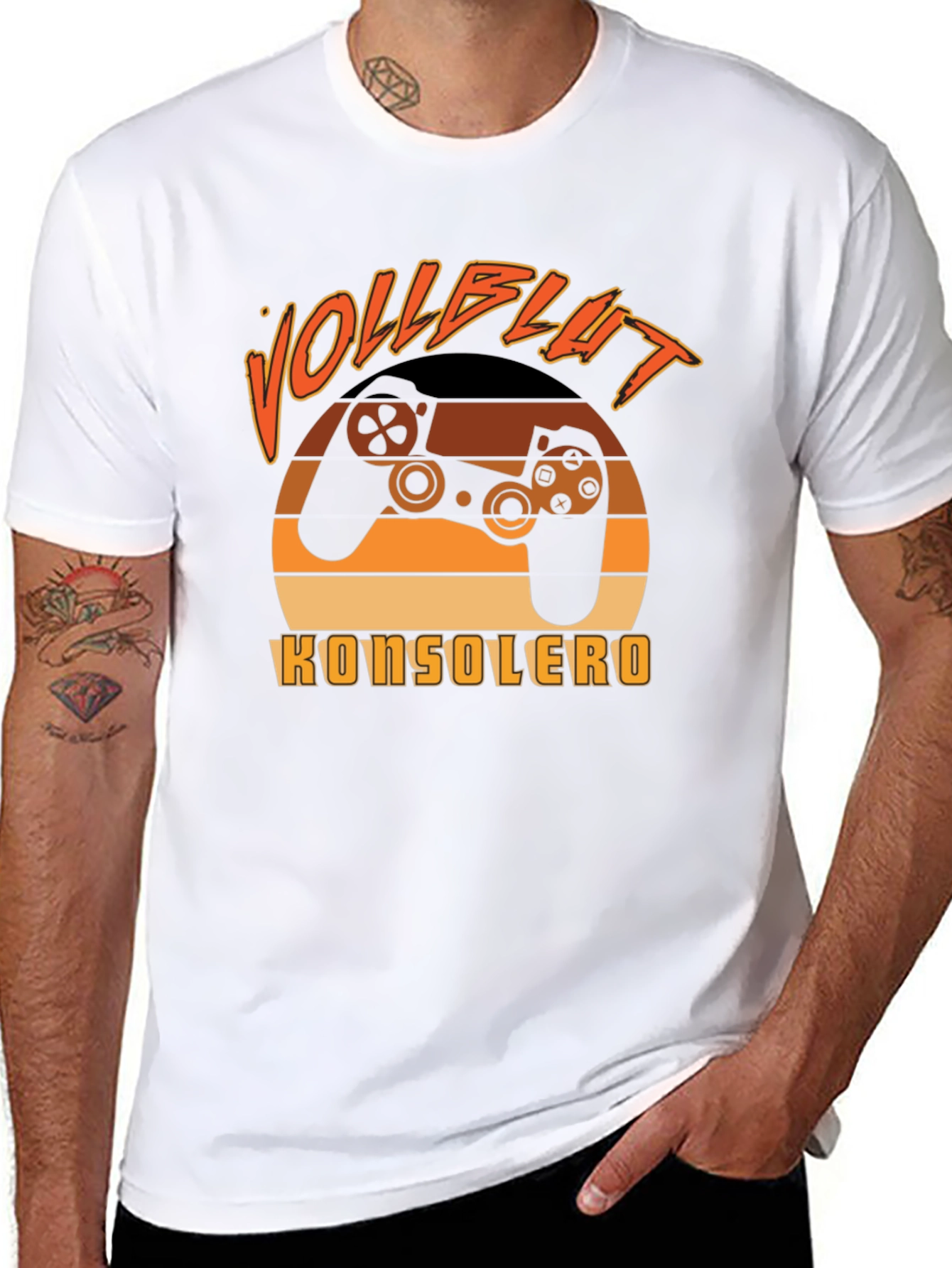 Vollblut Konsolero Retro Gaming T-Shirt