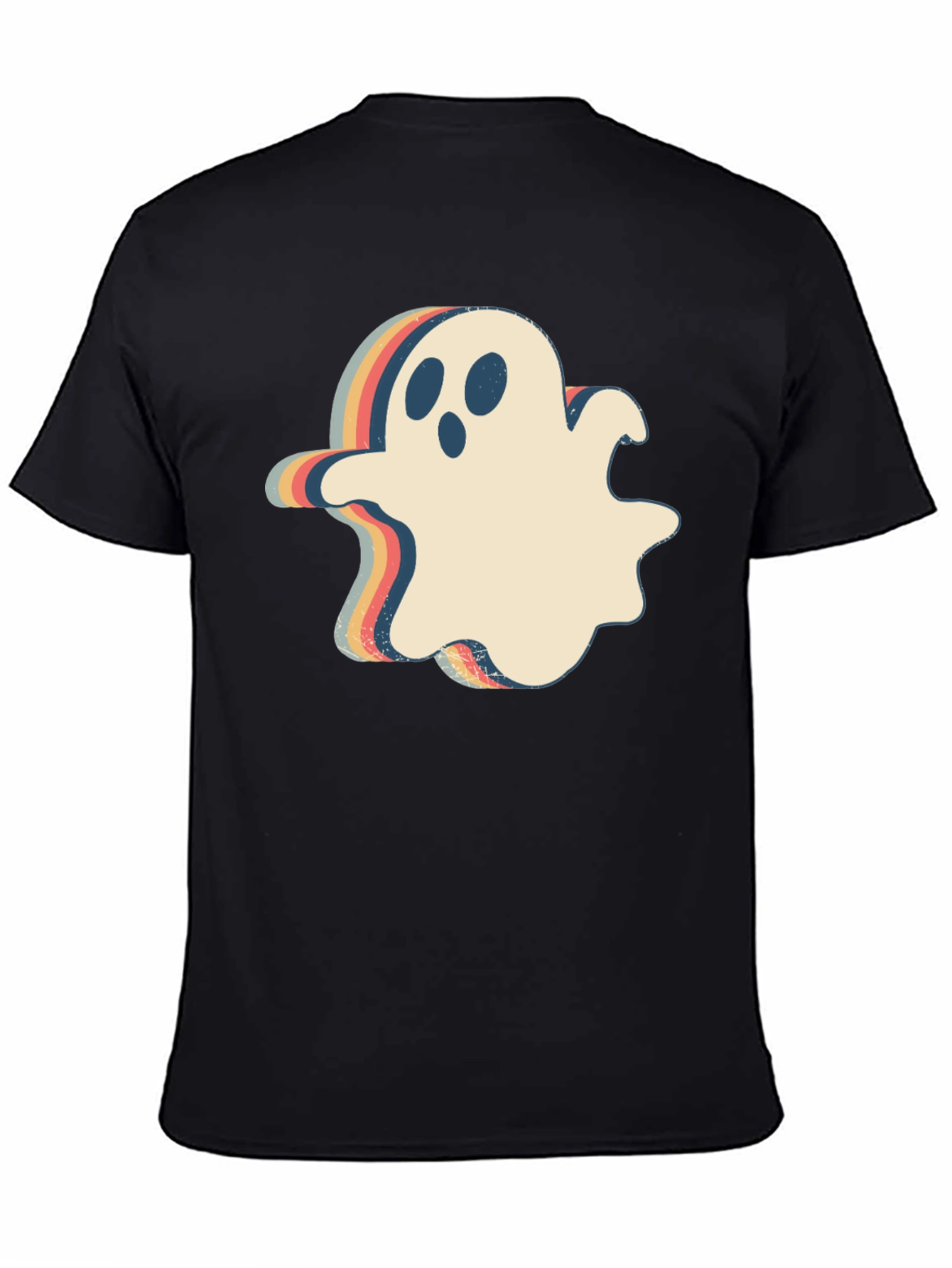 Retro Halloween Ghost Graphic T-Shirt