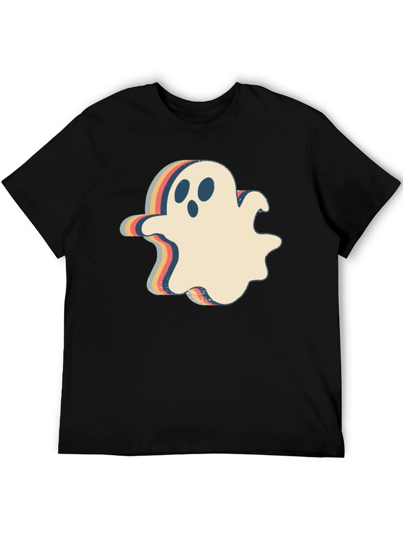 Retro Halloween Ghost Graphic T-Shirt