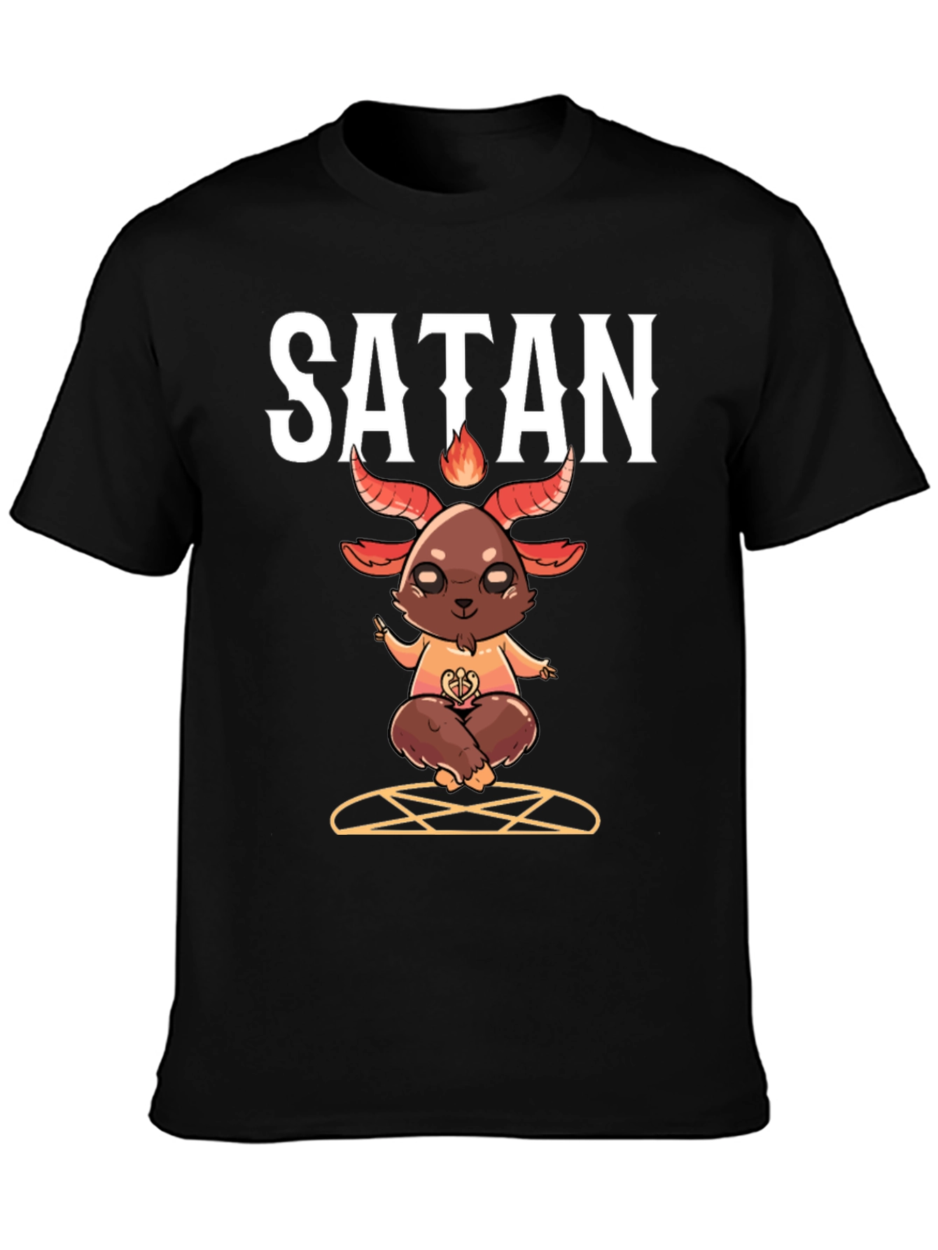 Satan Goat T-Shirt - Occult Cute Demon