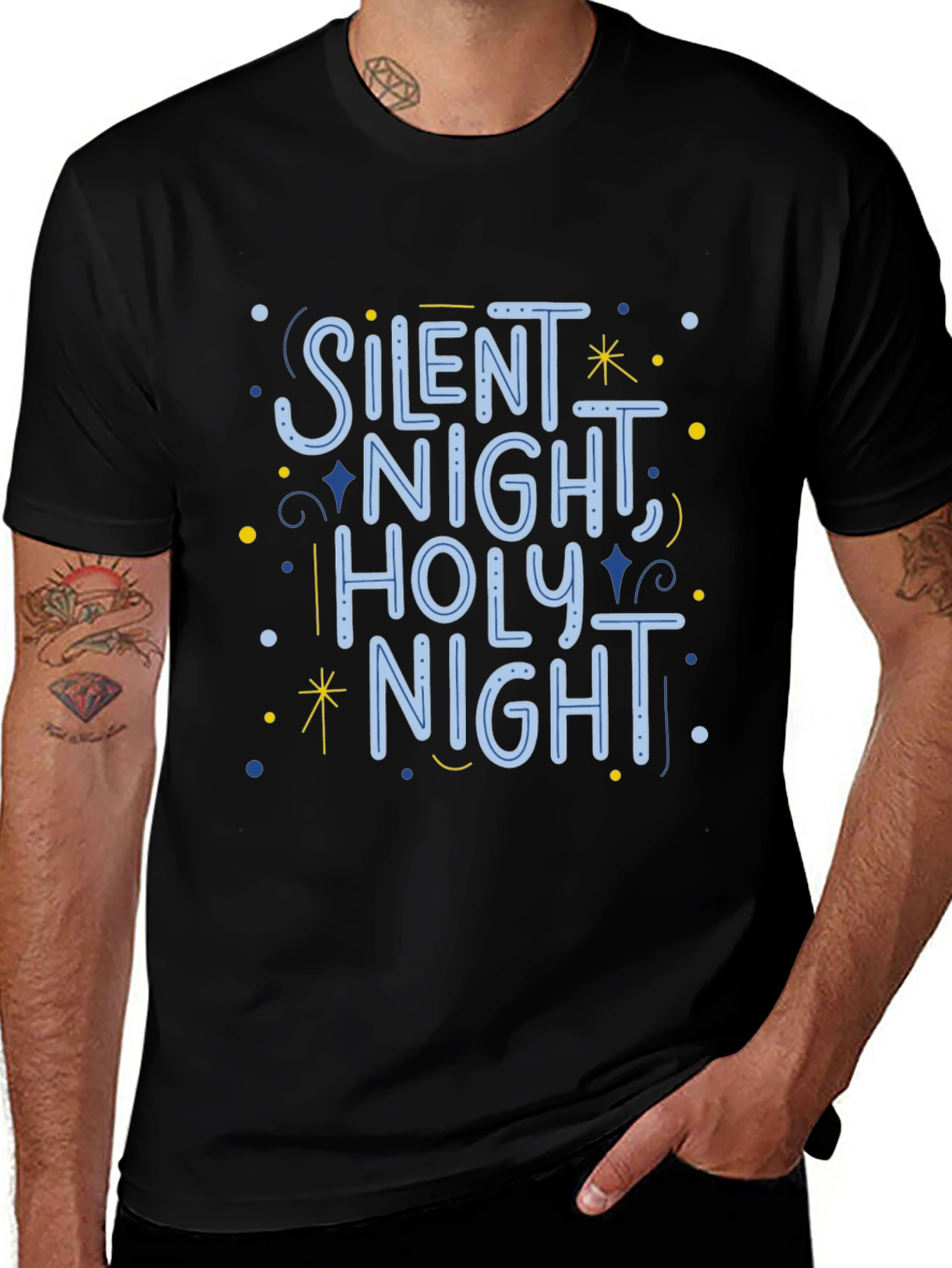 Silent Night Holy Night Graphic Tee