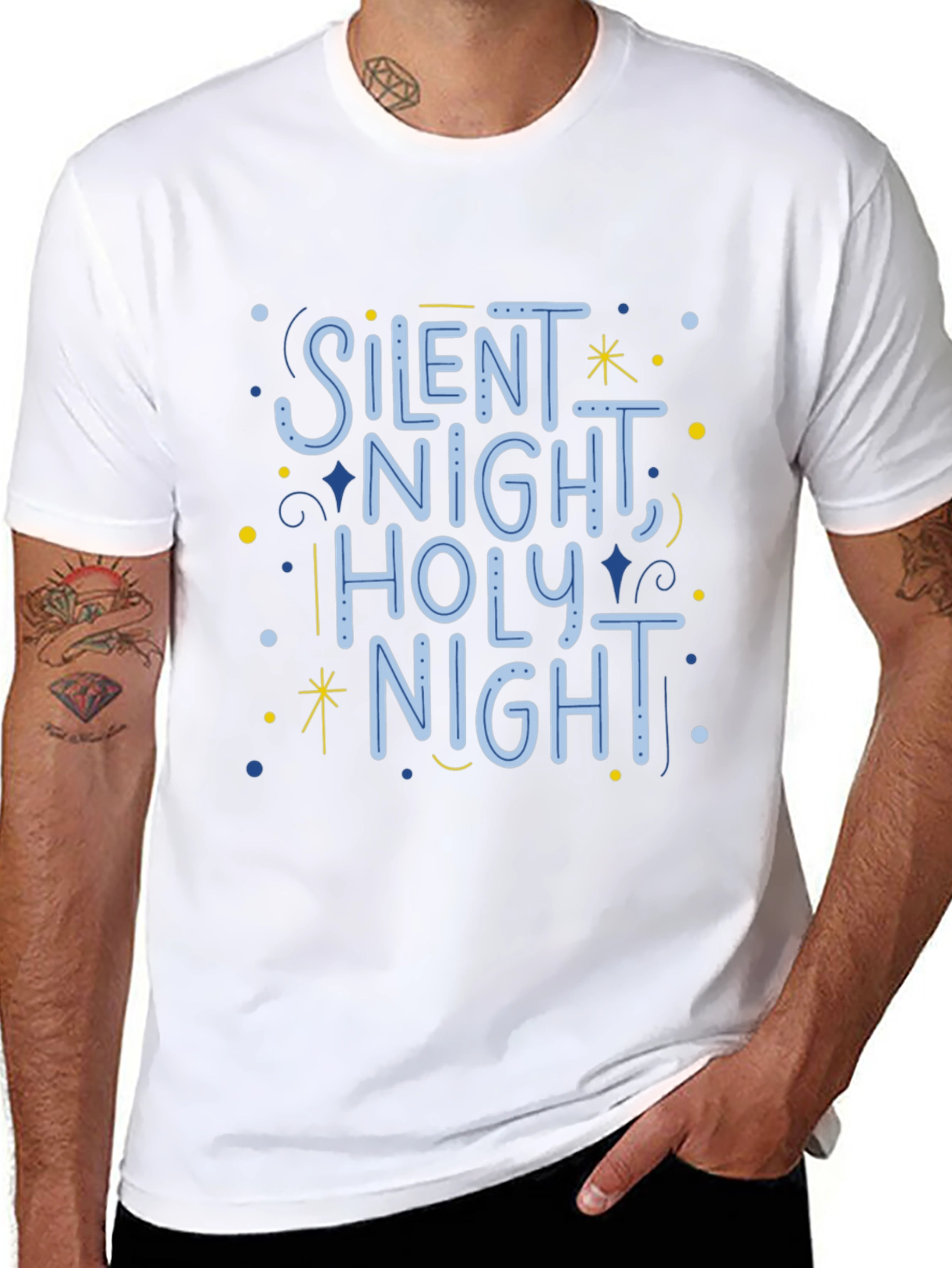 Silent Night Holy Night Graphic Tee
