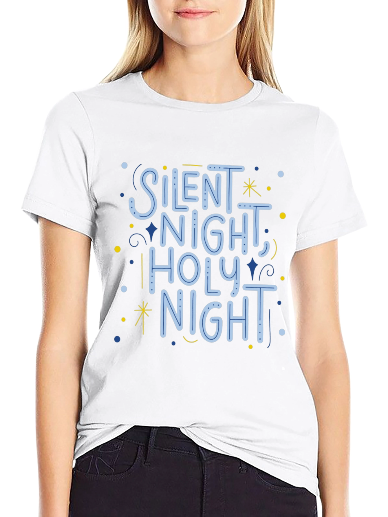 Silent Night Holy Night Graphic Tee