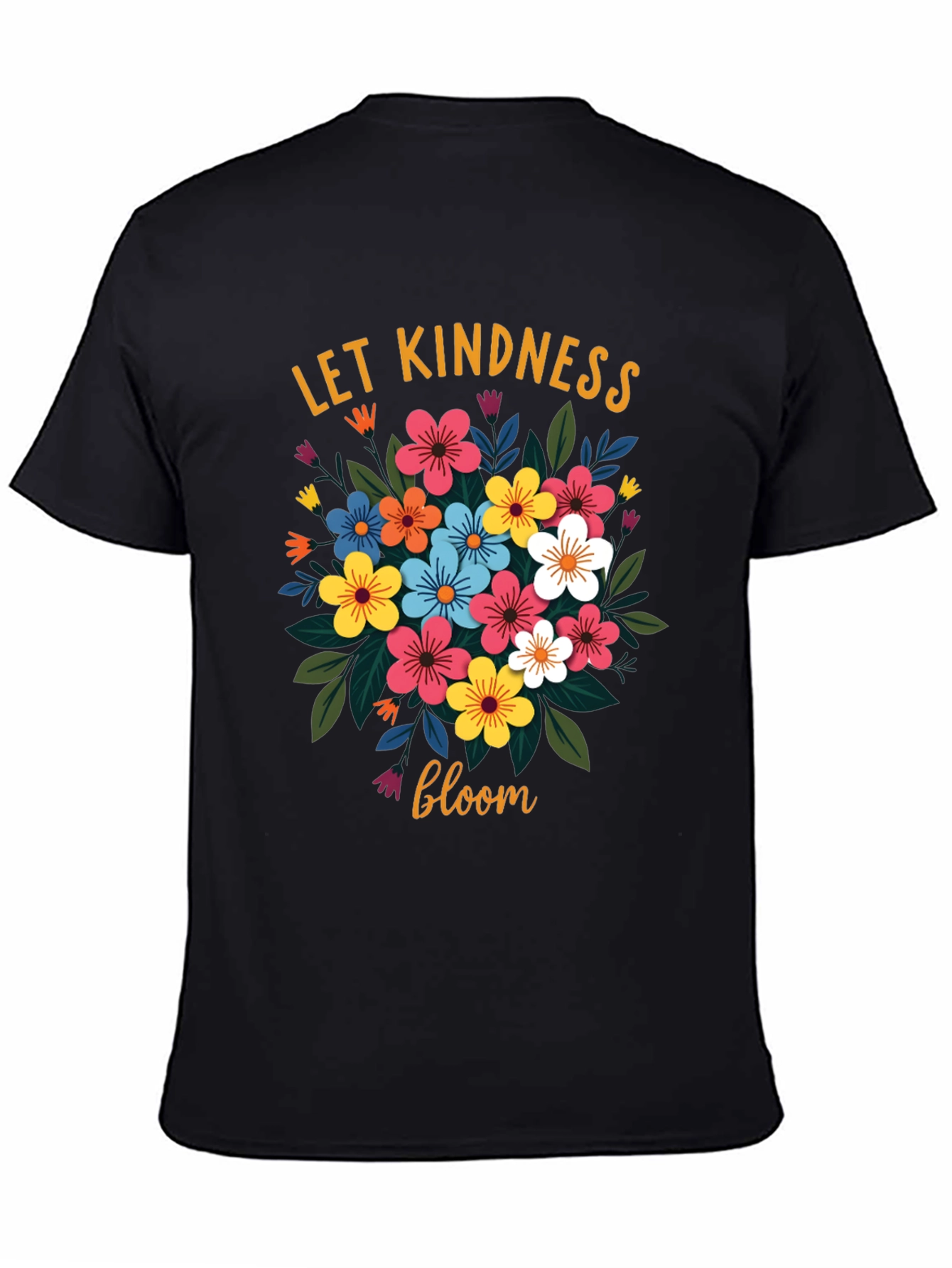 Let Kindness Bloom Floral Graphic T-Shirt