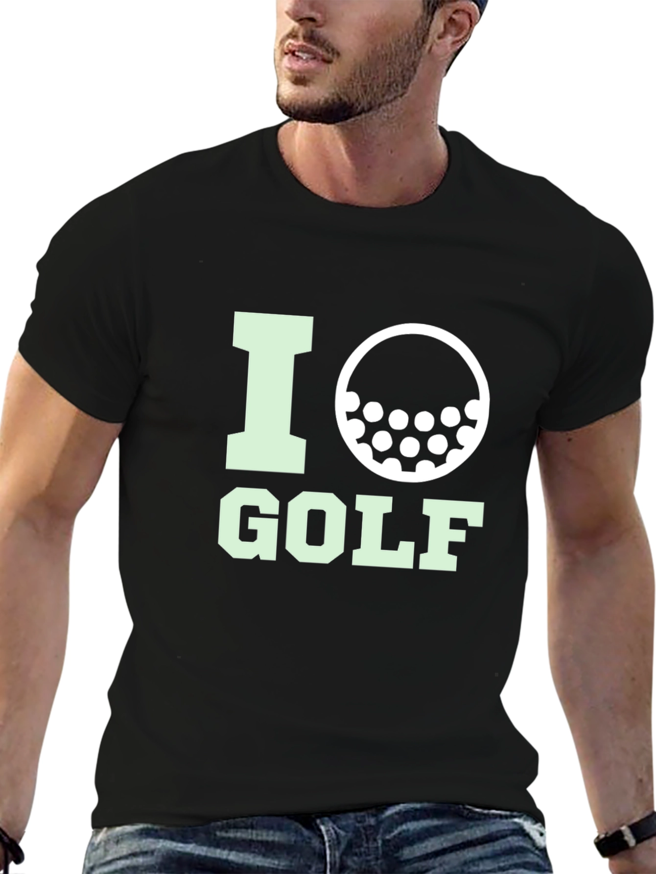 I Heart Golf T-Shirt - Novelty Golf Lover Tee