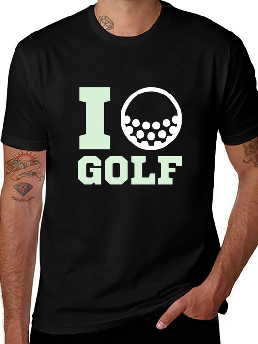 I Heart Golf T-Shirt - Novelty Golf Lover Tee