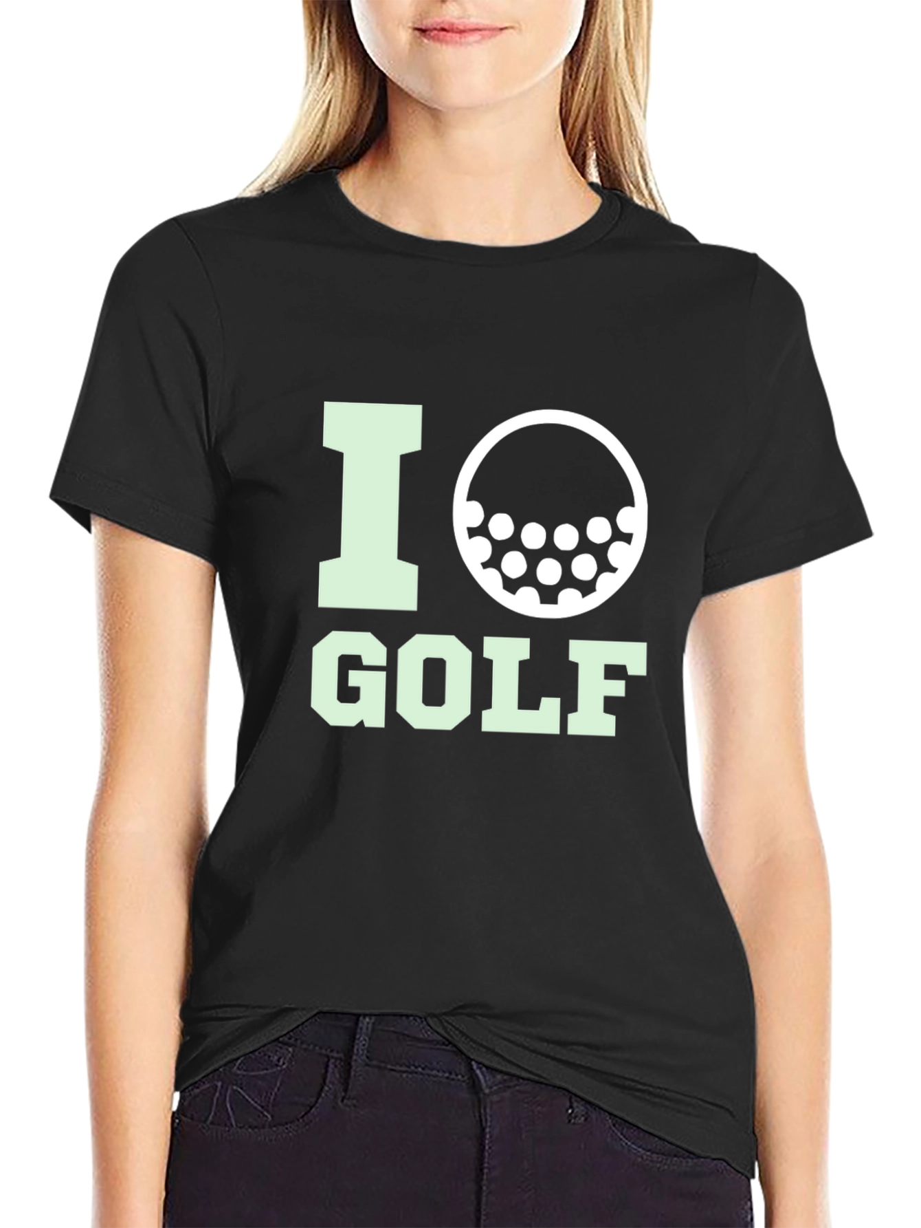 I Heart Golf T-Shirt - Novelty Golf Lover Tee