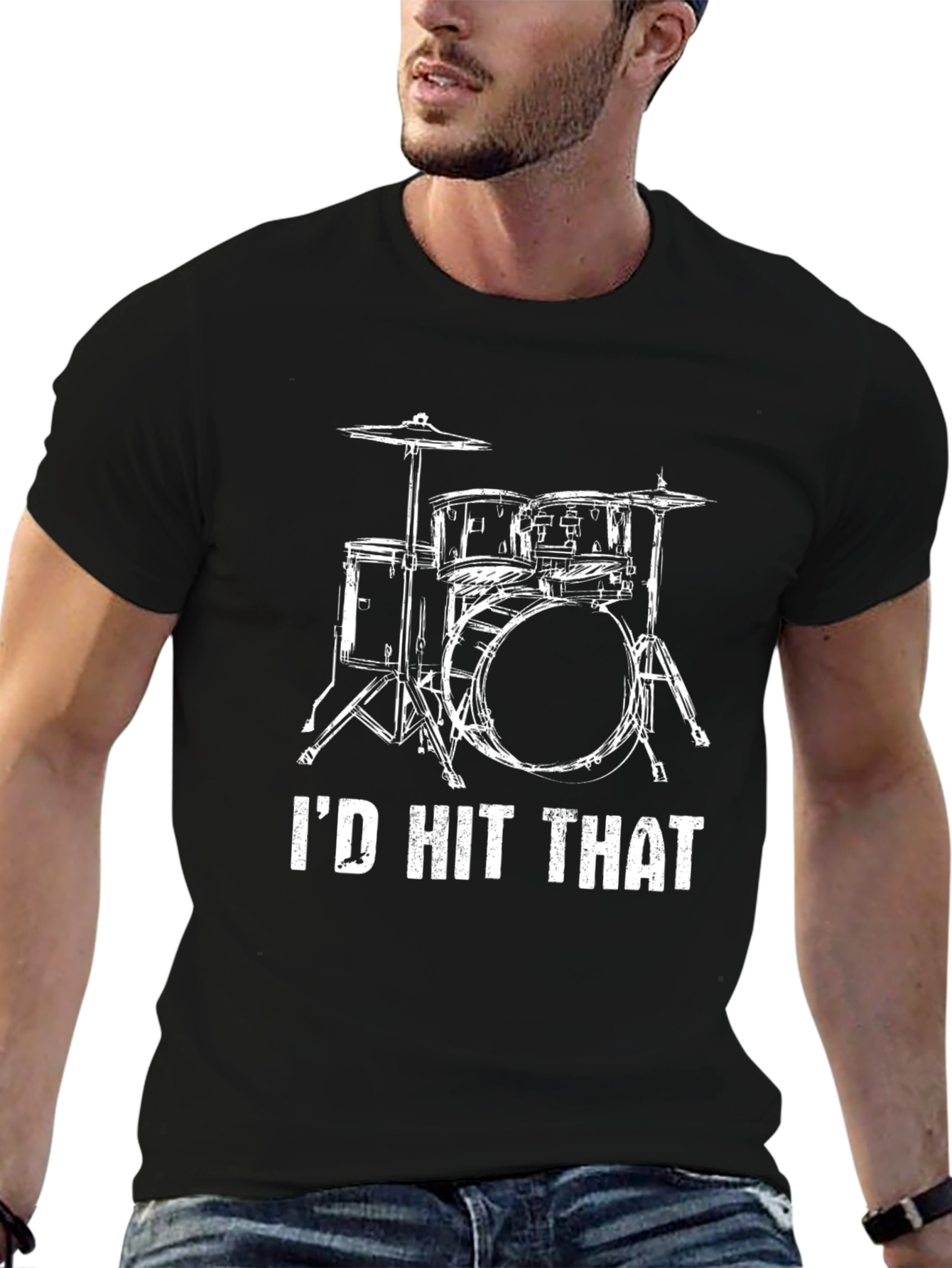 Id Hit That Drum Set T-Shirt