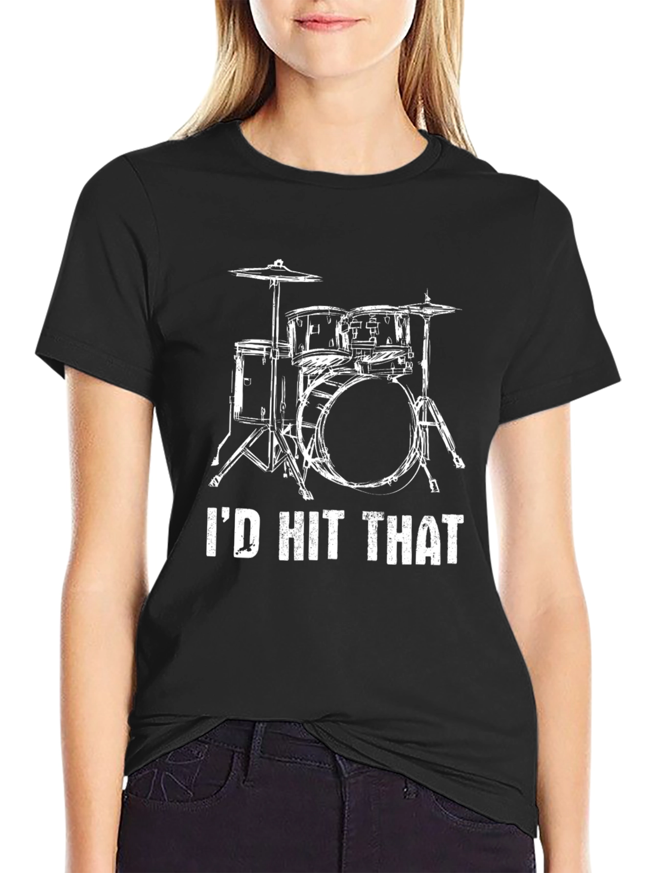 Id Hit That Drum Set T-Shirt