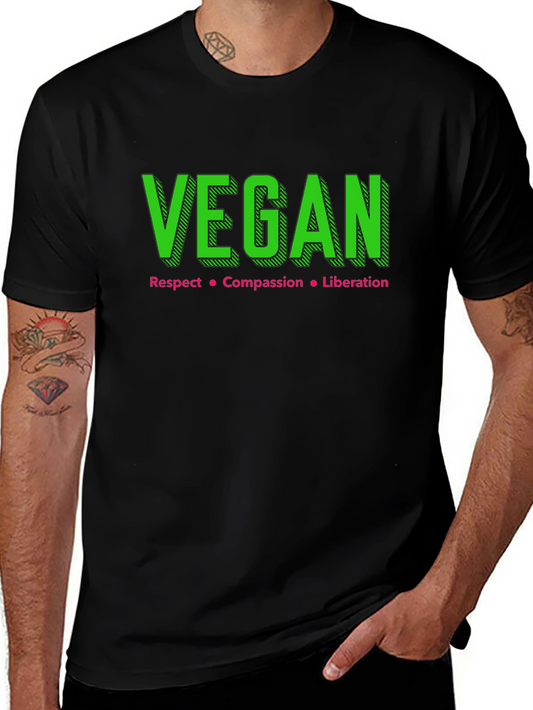 Vegan Respect Compassion Liberation Tee