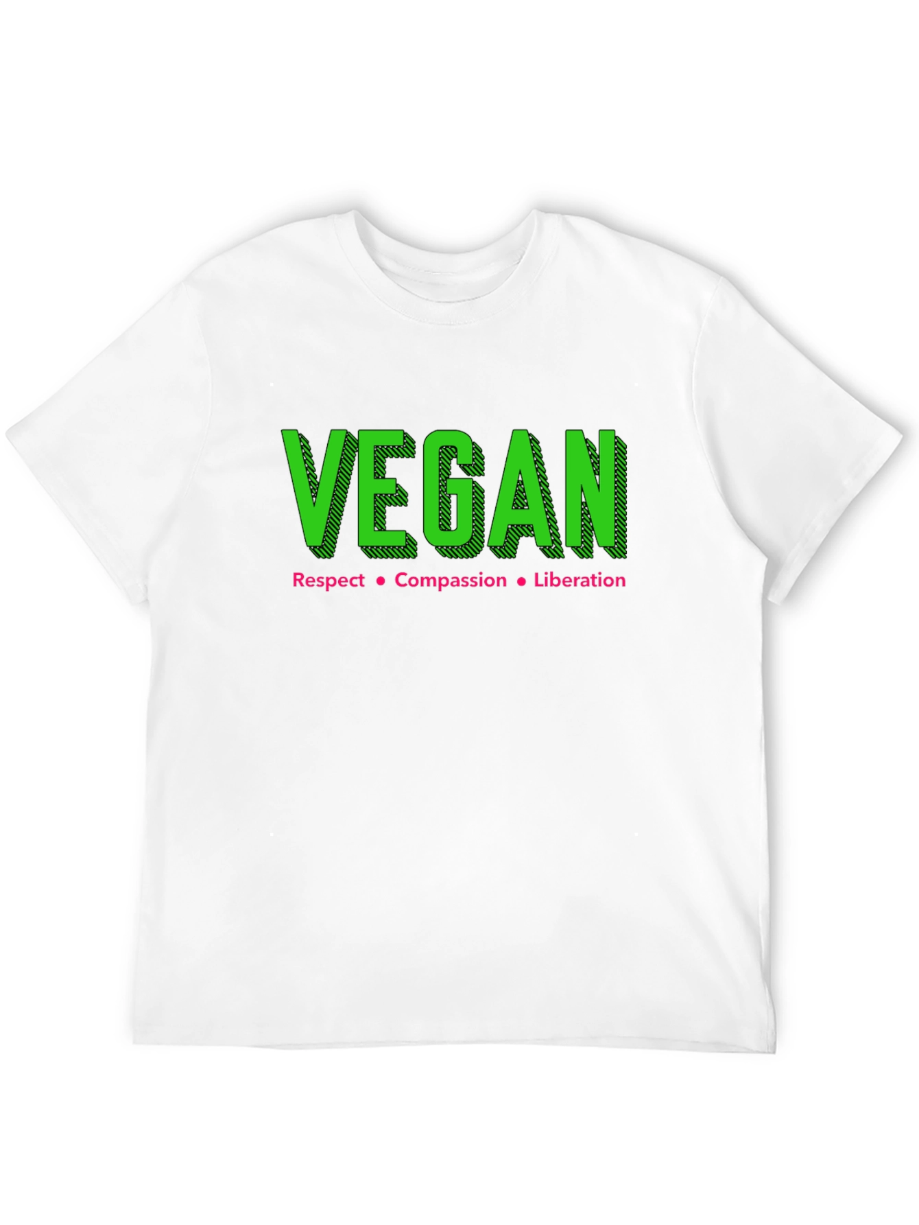 Vegan Respect Compassion Liberation Tee