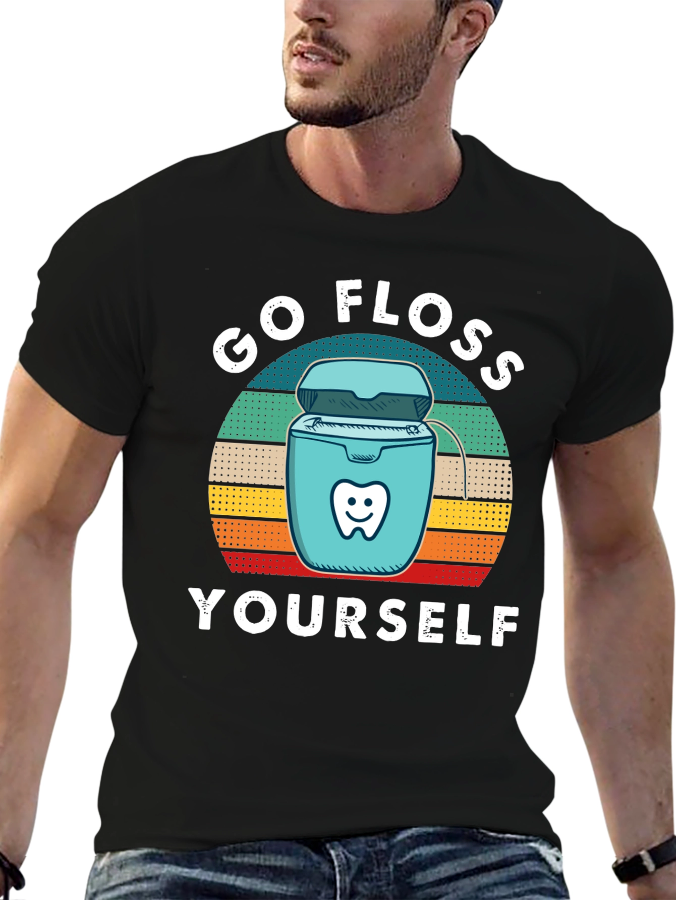 Go Floss Yourself T-Shirt Dental Hygiene Tee