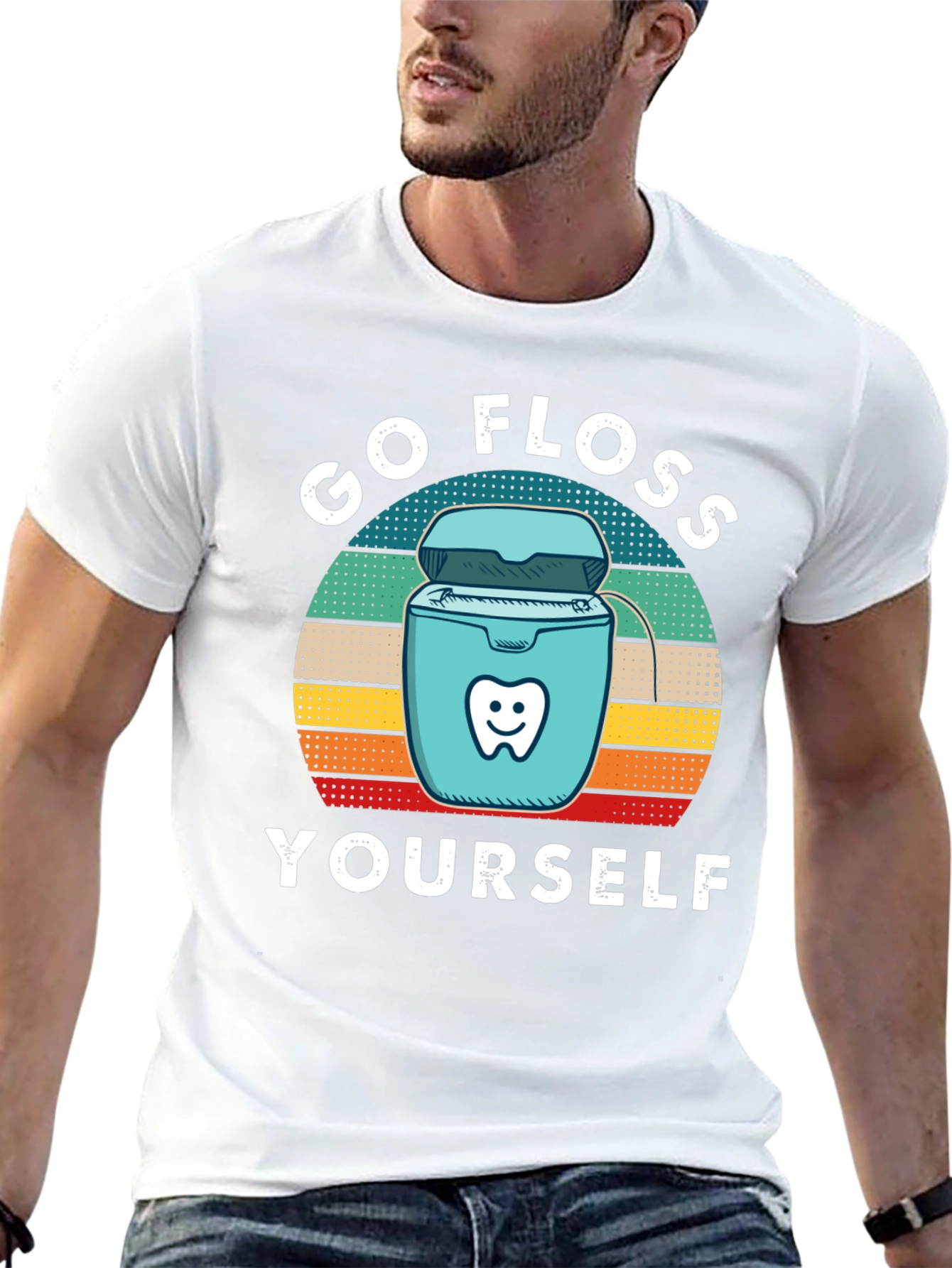Go Floss Yourself T-Shirt Dental Hygiene Tee