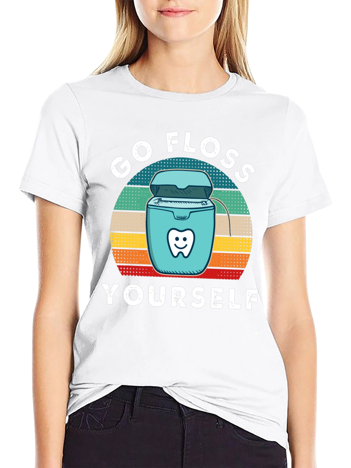 Go Floss Yourself T-Shirt Dental Hygiene Tee