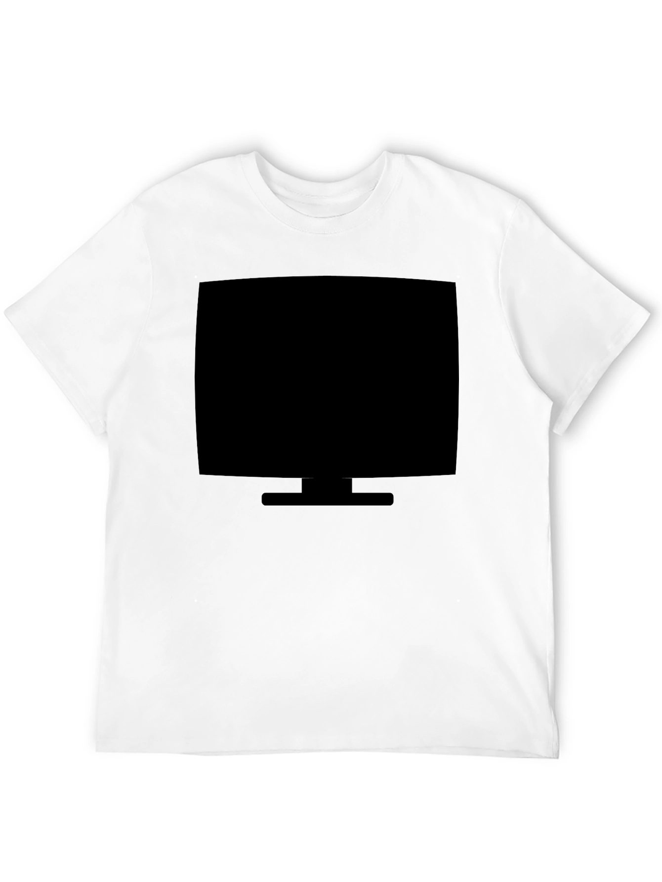 Retro Monitor Black T-Shirt