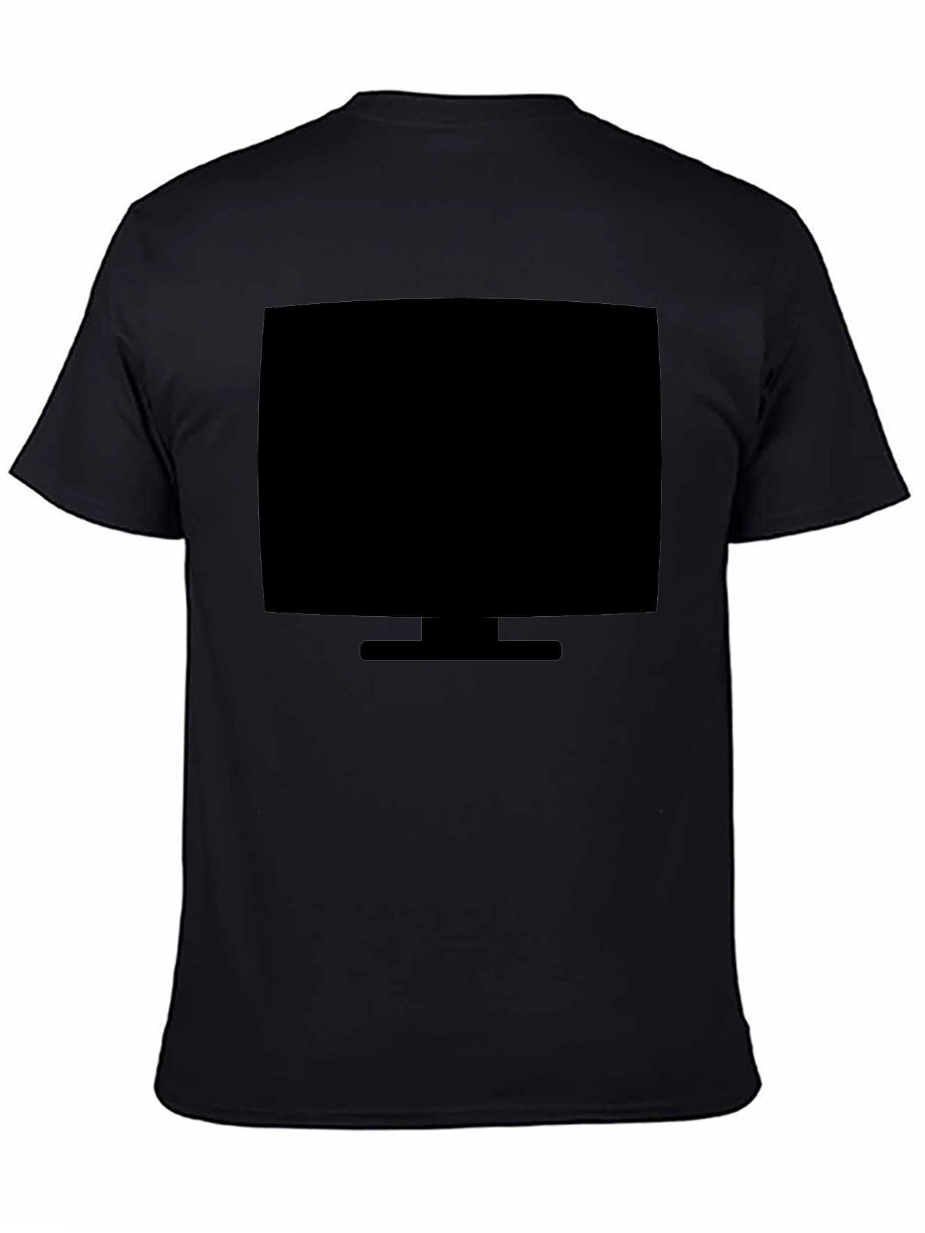 Retro Monitor Black T-Shirt
