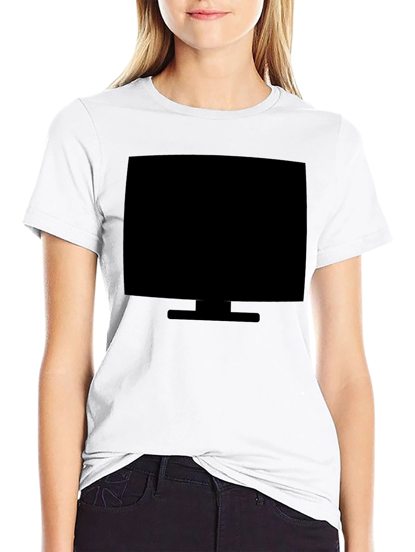 Retro Monitor Black T-Shirt