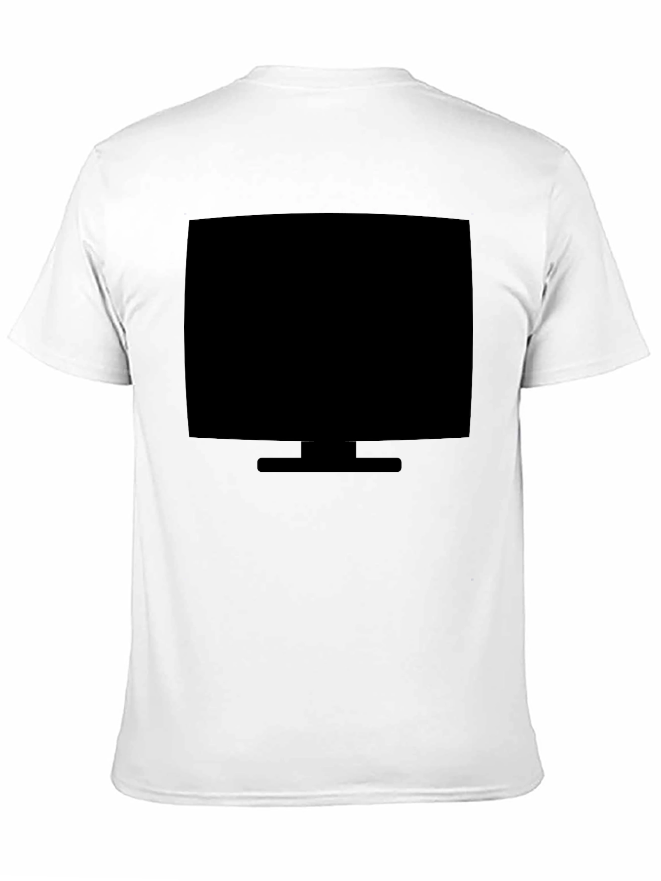 Retro Monitor Black T-Shirt