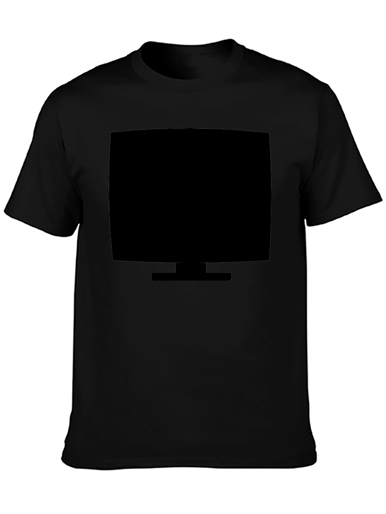 Retro Monitor Black T-Shirt