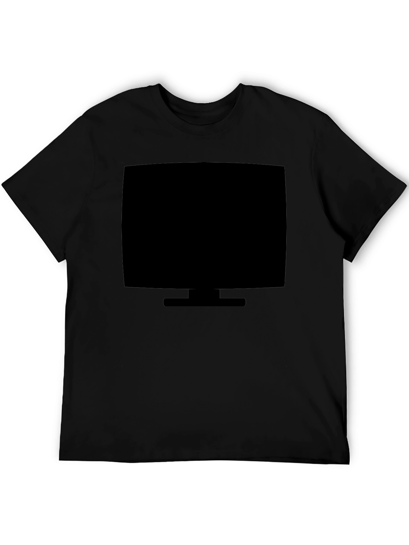 Retro Monitor Black T-Shirt