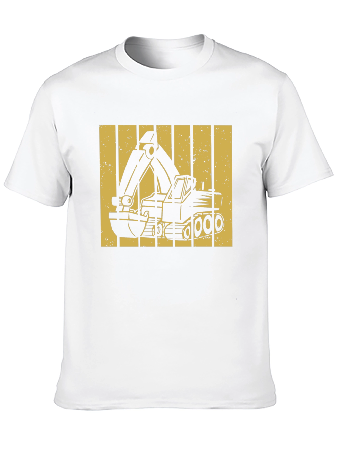 Excavator Graphic Tee - Heavy Equipment T-Shirt