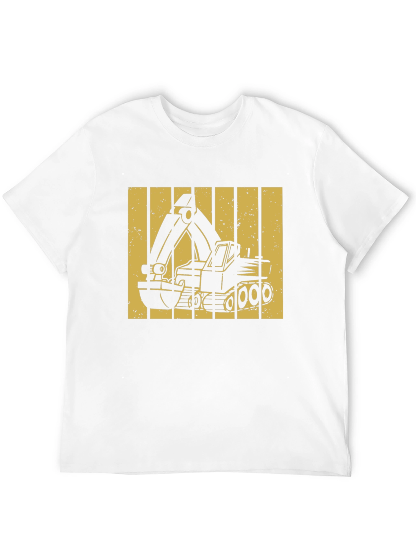 Excavator Graphic Tee - Heavy Equipment T-Shirt