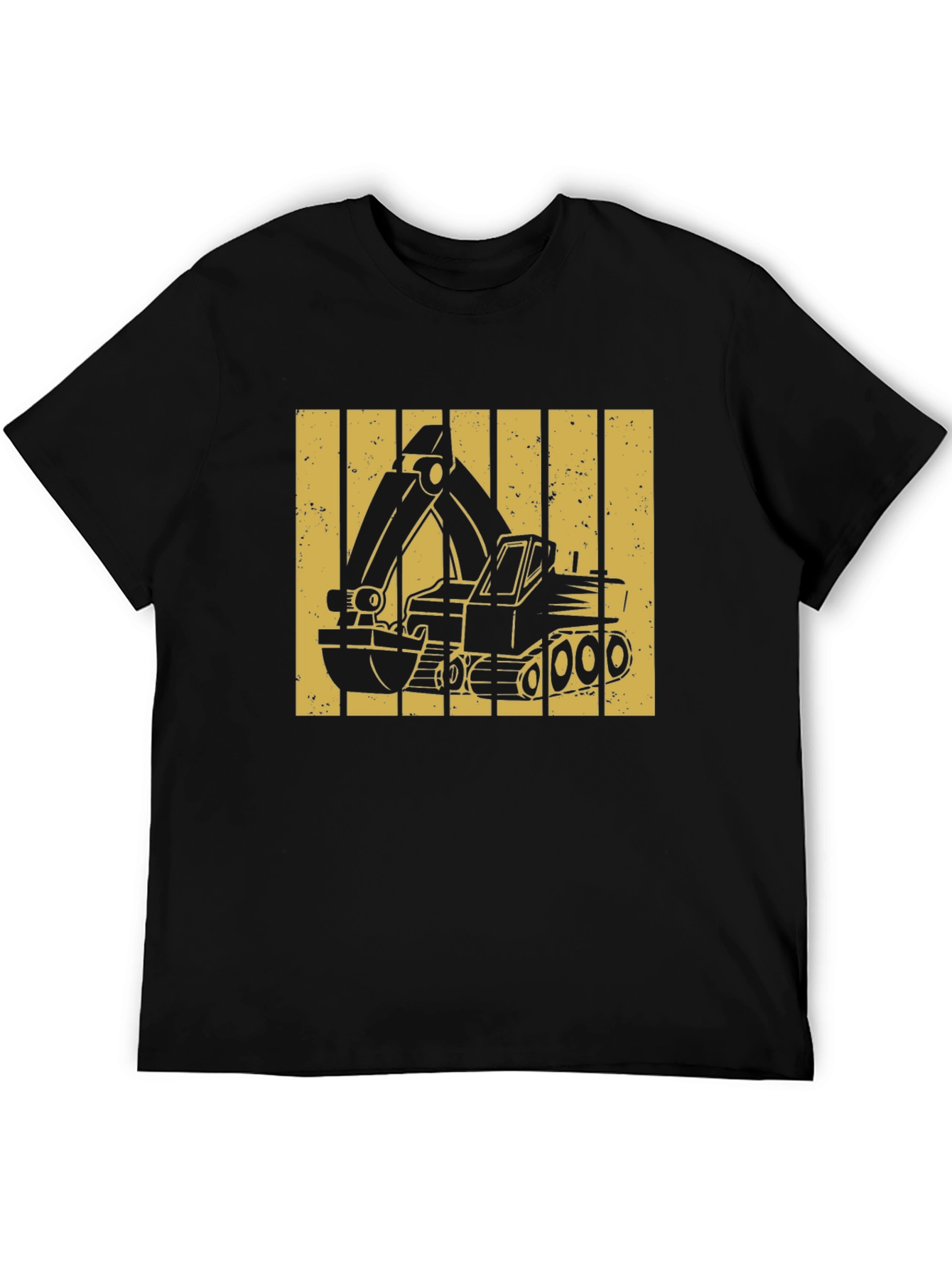Excavator Graphic Tee - Heavy Equipment T-Shirt