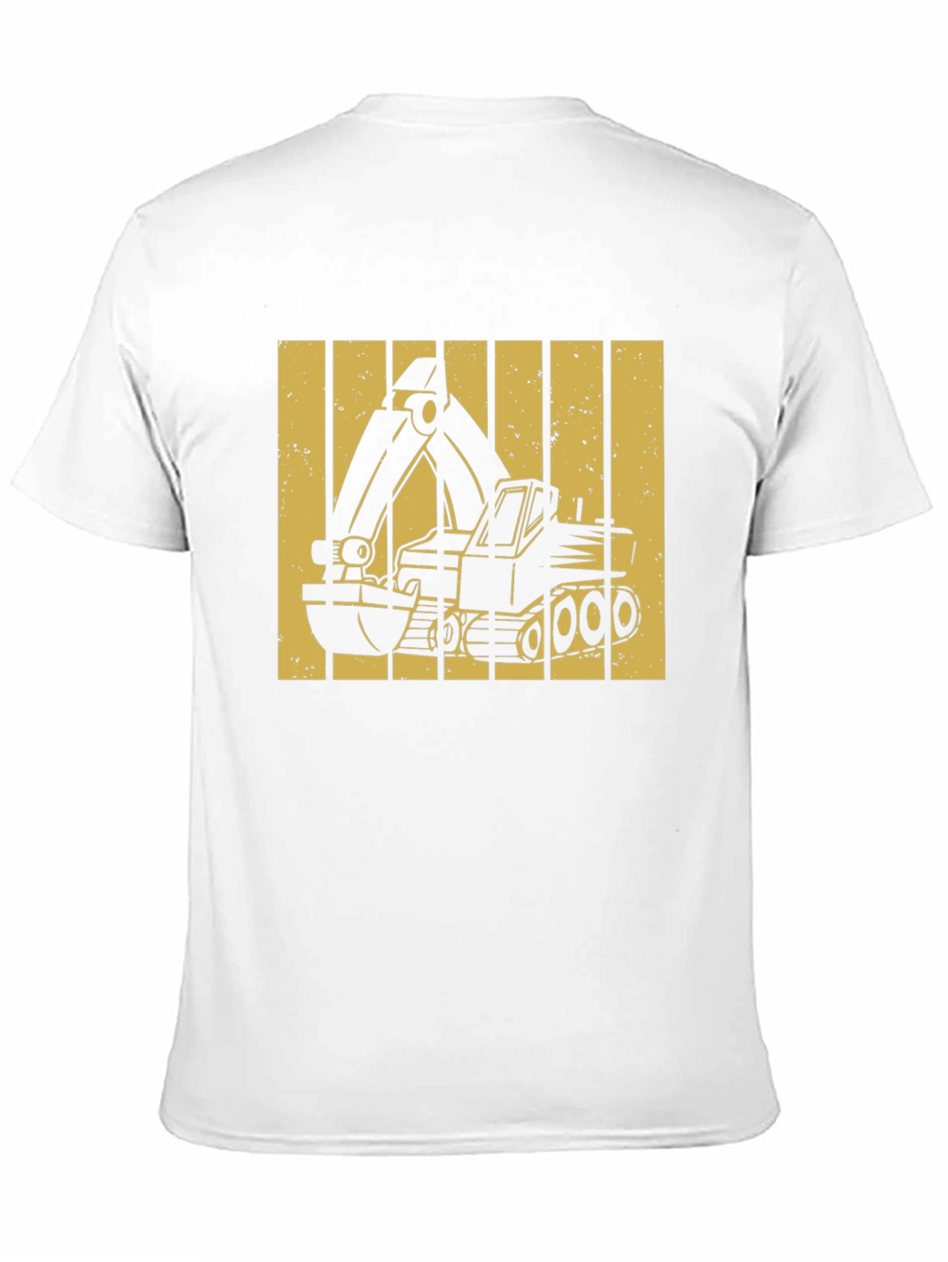 Excavator Graphic Tee - Heavy Equipment T-Shirt