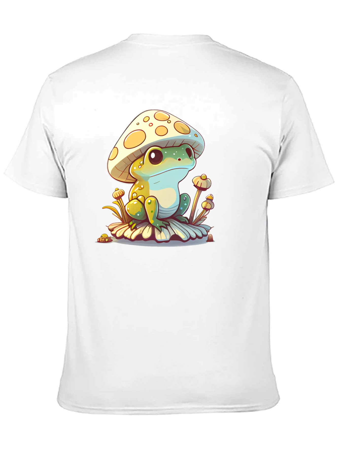 Mushroom Frog Graphic Tee - Unique Cute Design