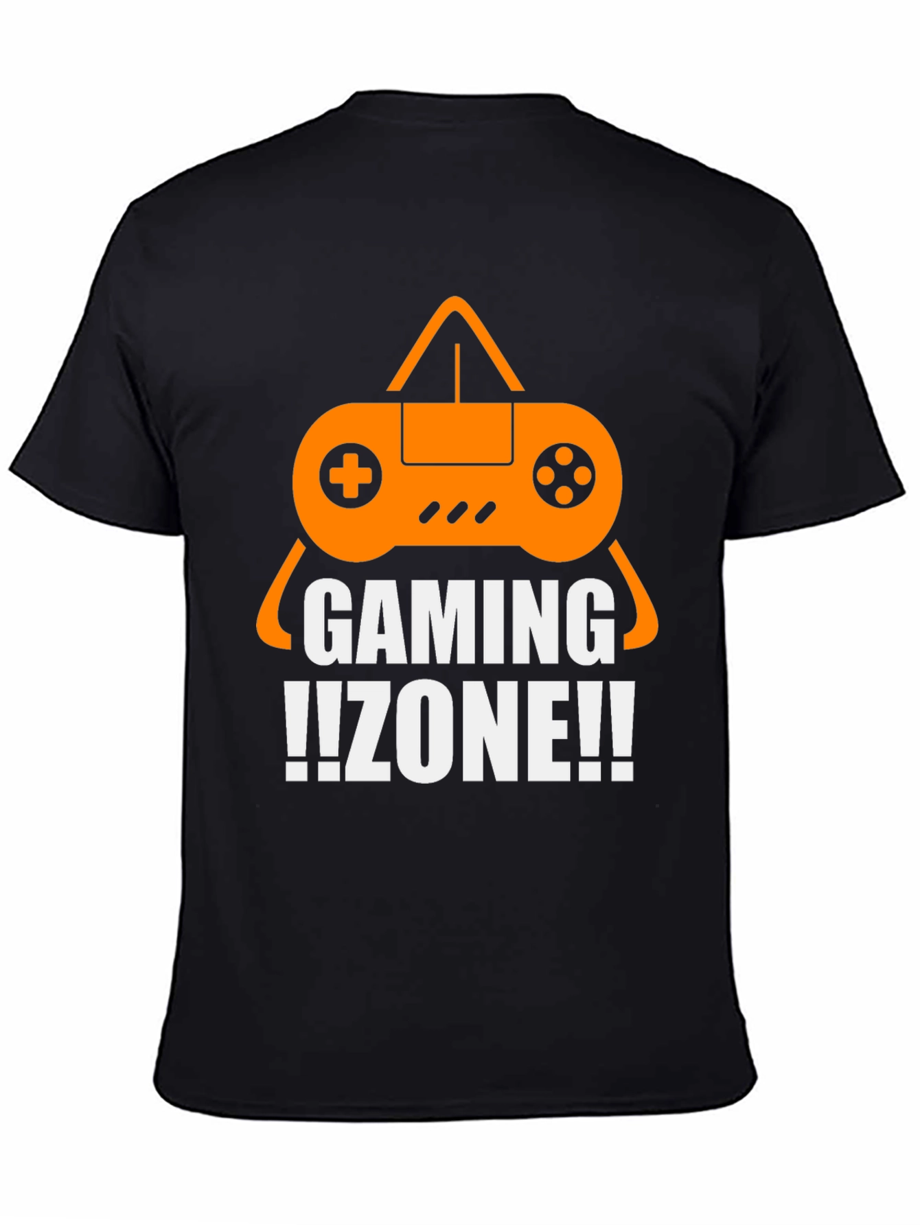 Gaming Zone T-Shirt - Black Cotton Gamer Tee