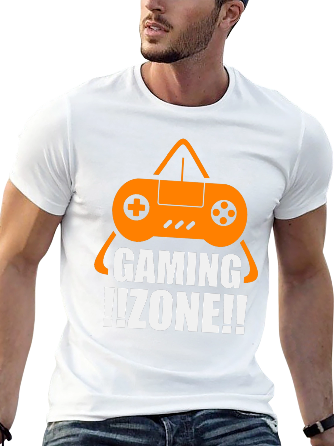 Gaming Zone T-Shirt - Black Cotton Gamer Tee