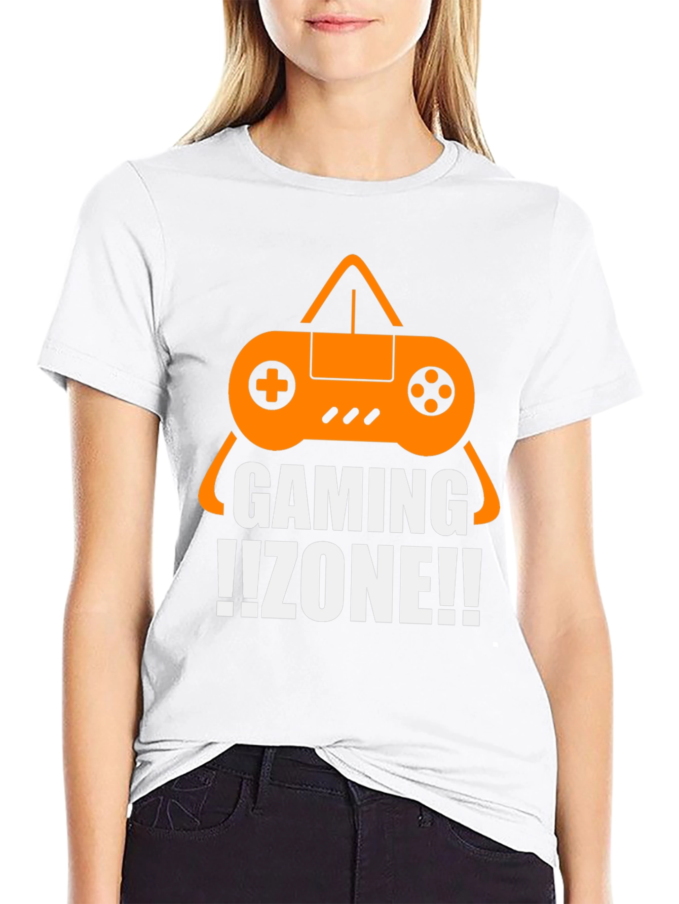 Gaming Zone T-Shirt - Black Cotton Gamer Tee