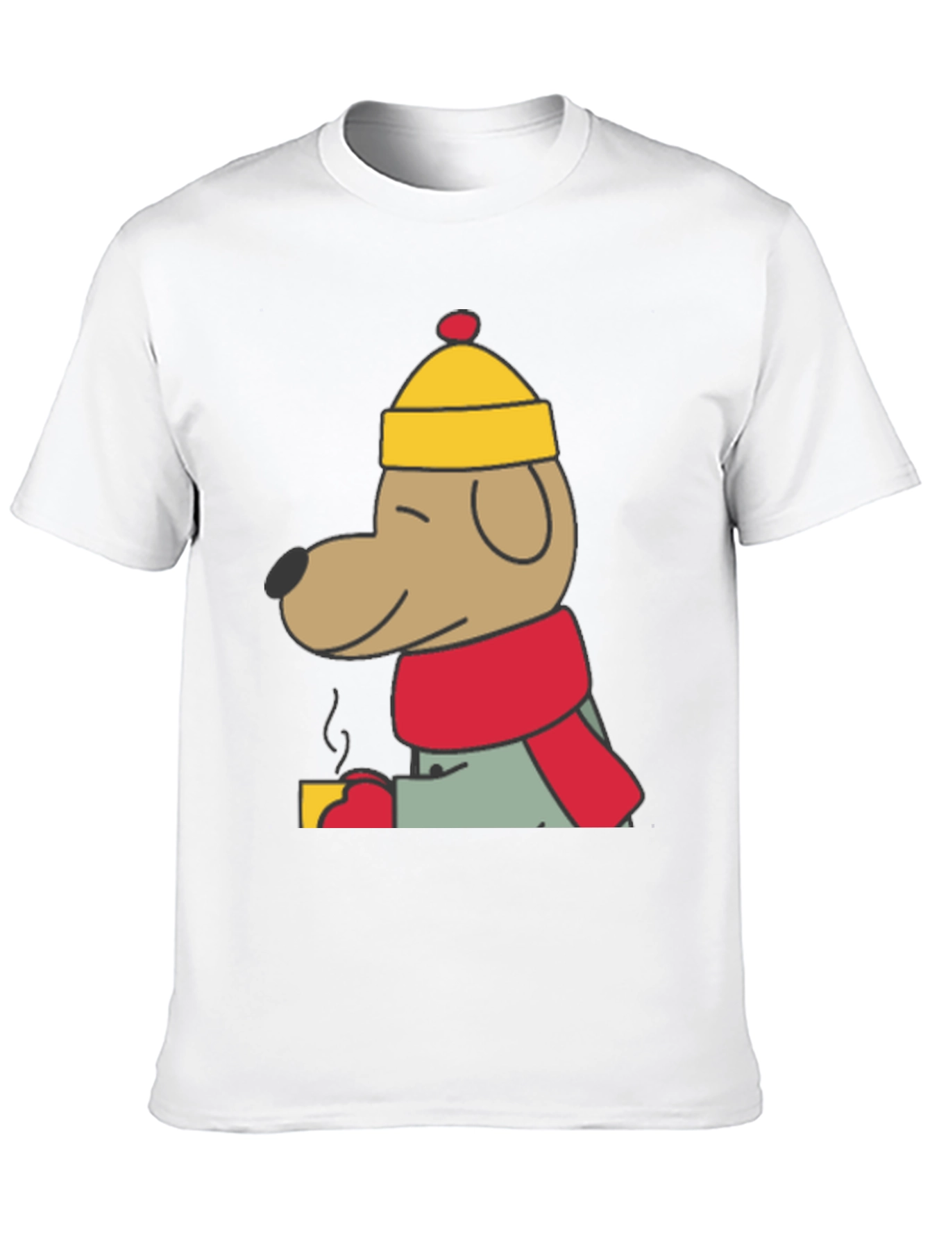 Cute Dog Cartoon Graphic Tee