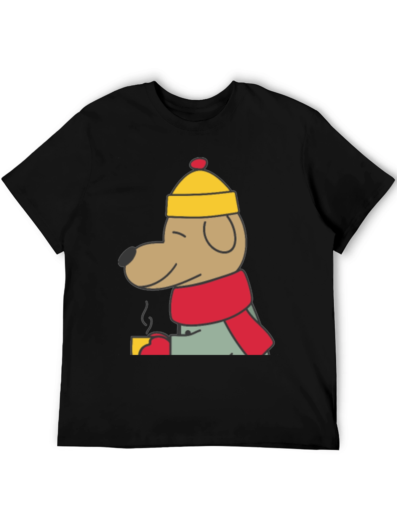 Cute Dog Cartoon Graphic Tee