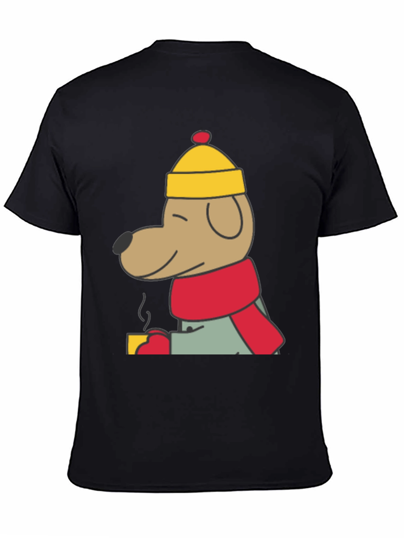 Cute Dog Cartoon Graphic Tee