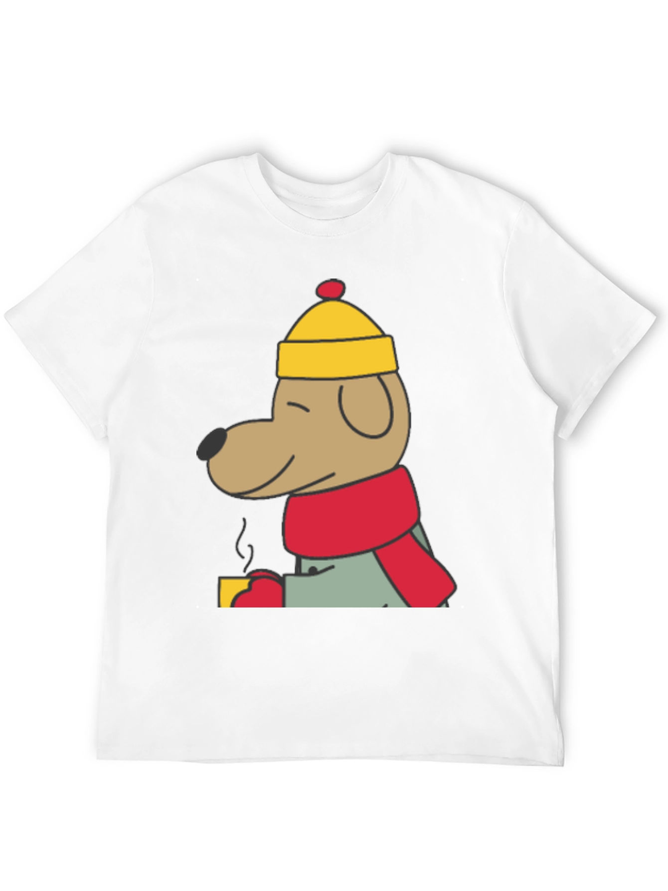 Cute Dog Cartoon Graphic Tee