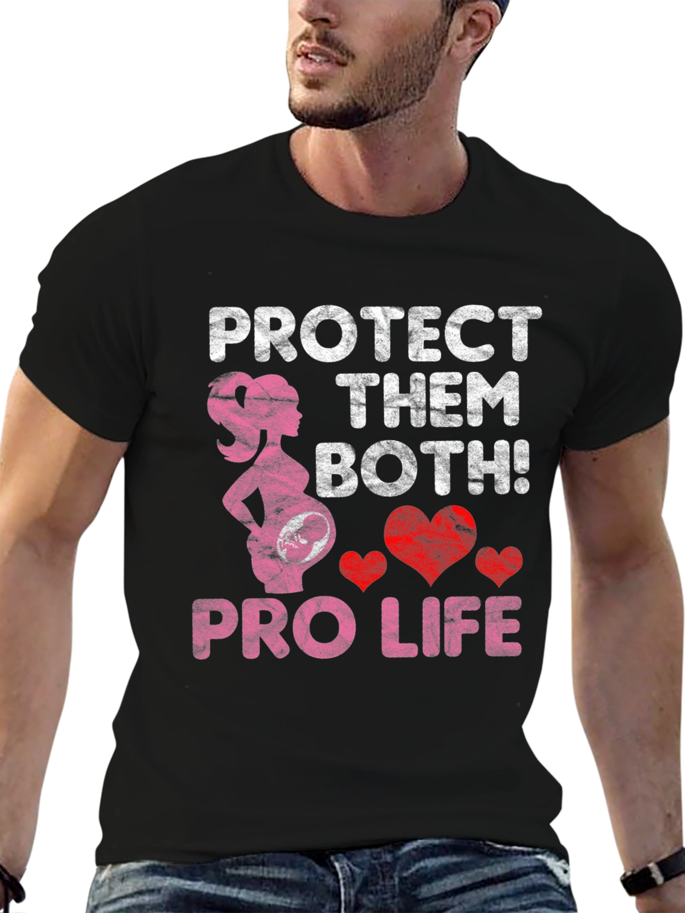 Pro Life T-Shirt Protect Them Both!
