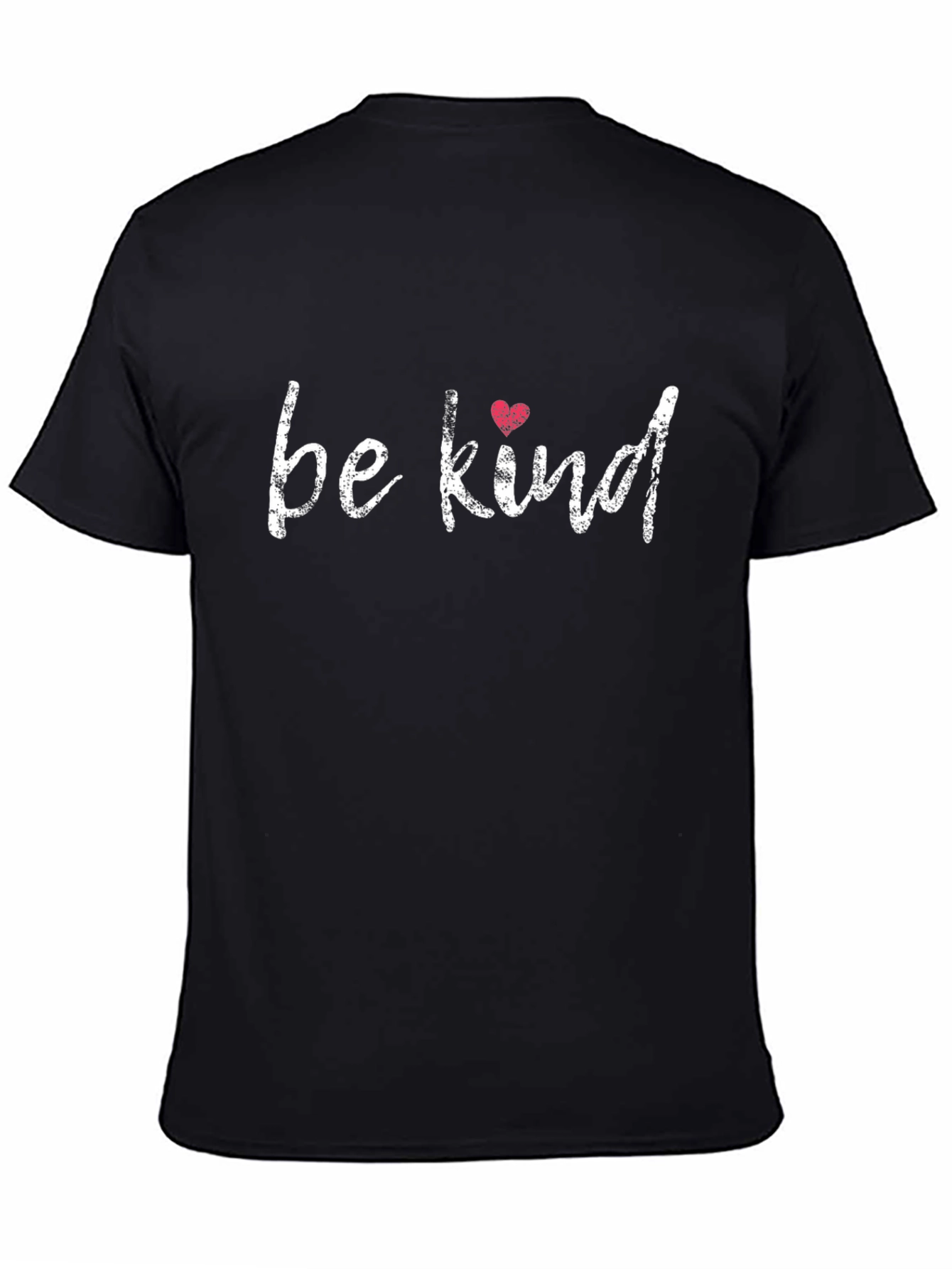 Be Kind T-Shirt - Black Cotton Graphic Tee