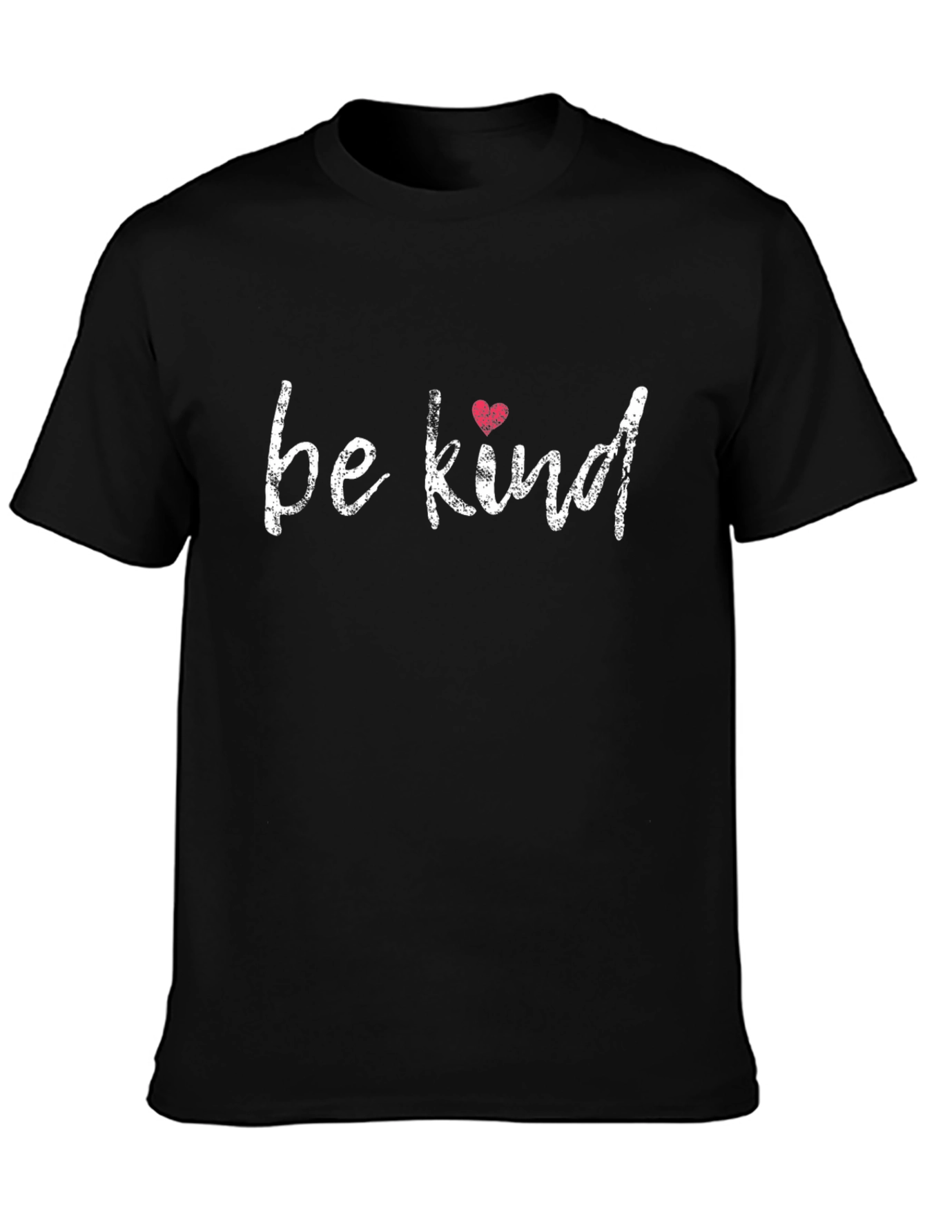 Be Kind T-Shirt - Black Cotton Graphic Tee