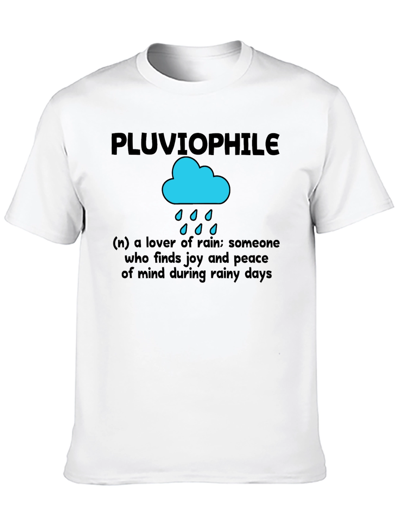 Pluviophile T-Shirt: Rain Lovers Comfort