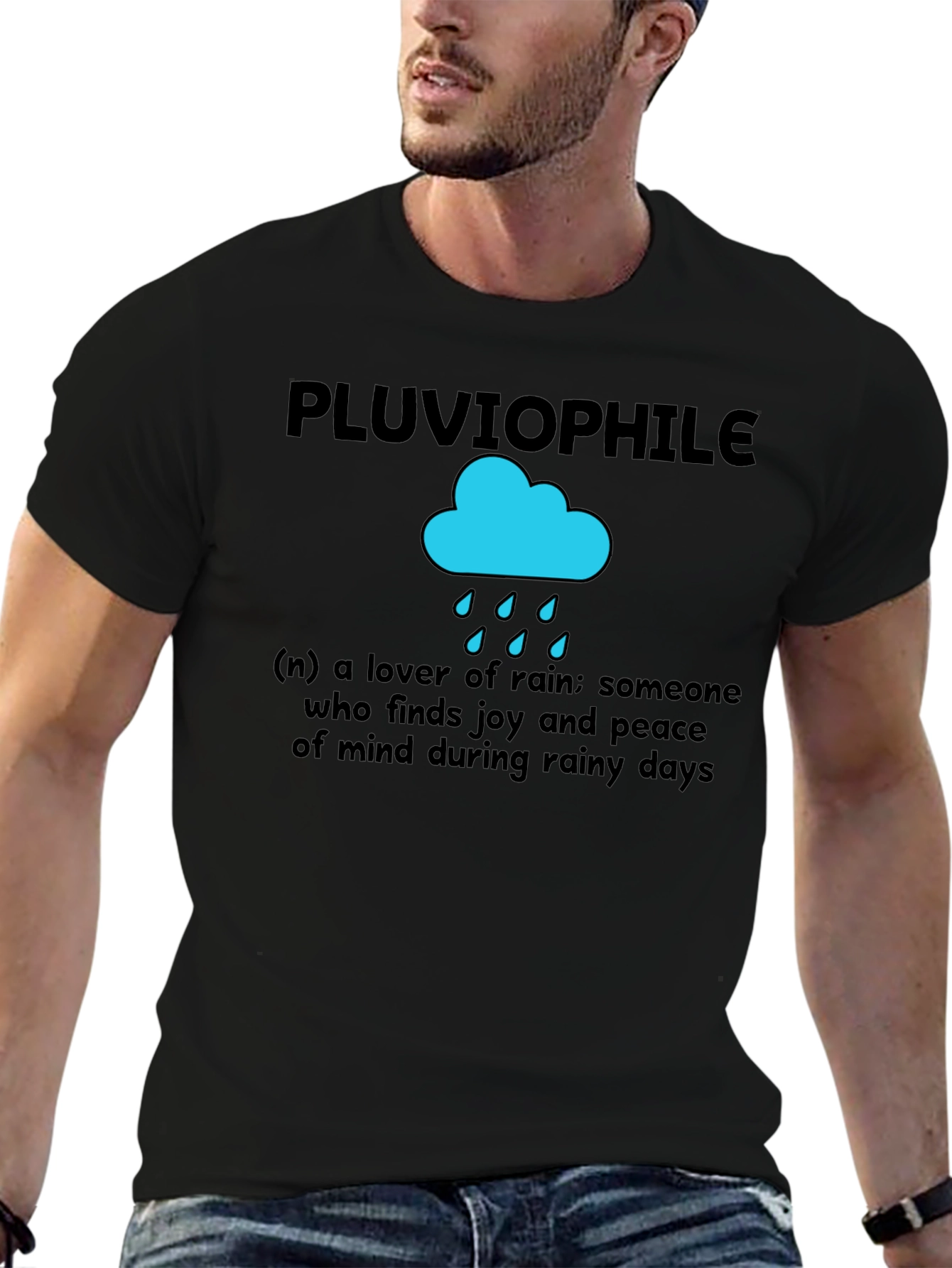 Pluviophile T-Shirt: Rain Lovers Comfort