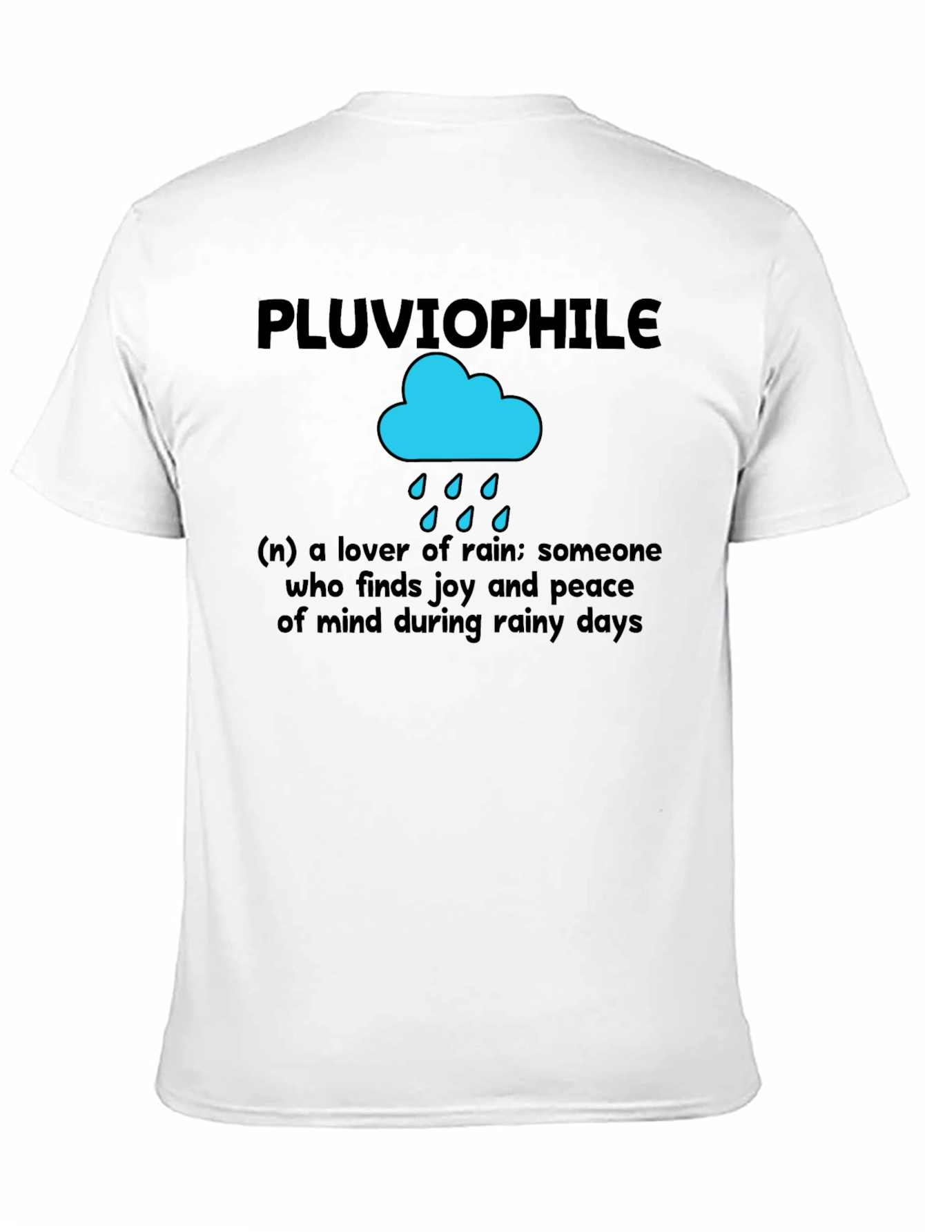 Pluviophile T-Shirt: Rain Lovers Comfort