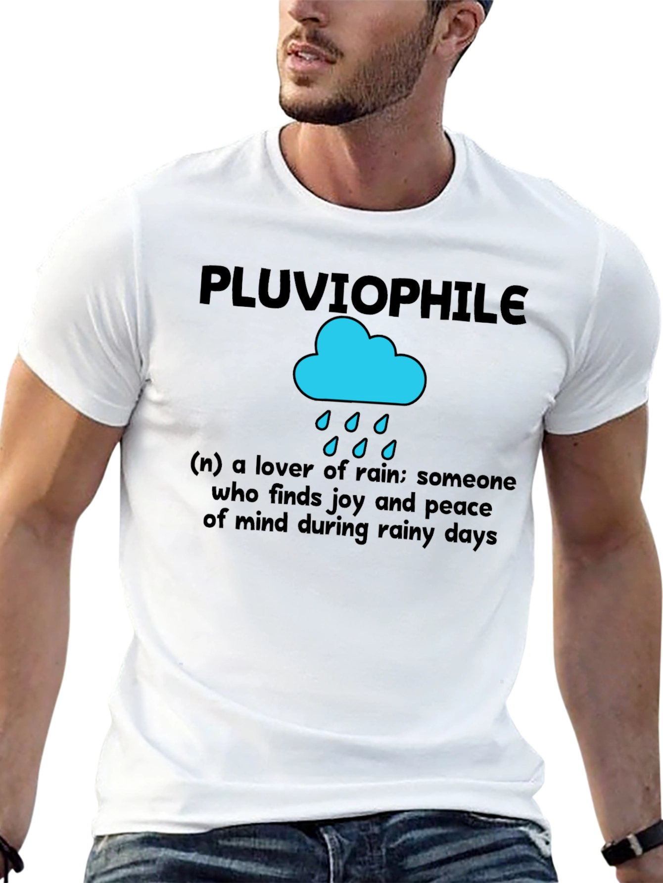 Pluviophile T-Shirt: Rain Lovers Comfort
