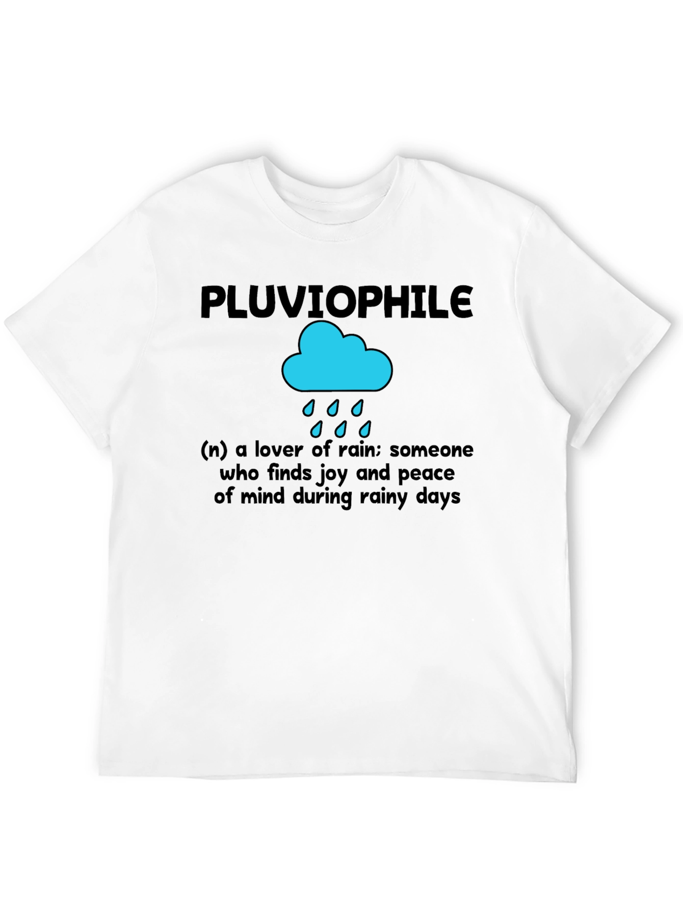 Pluviophile T-Shirt: Rain Lovers Comfort