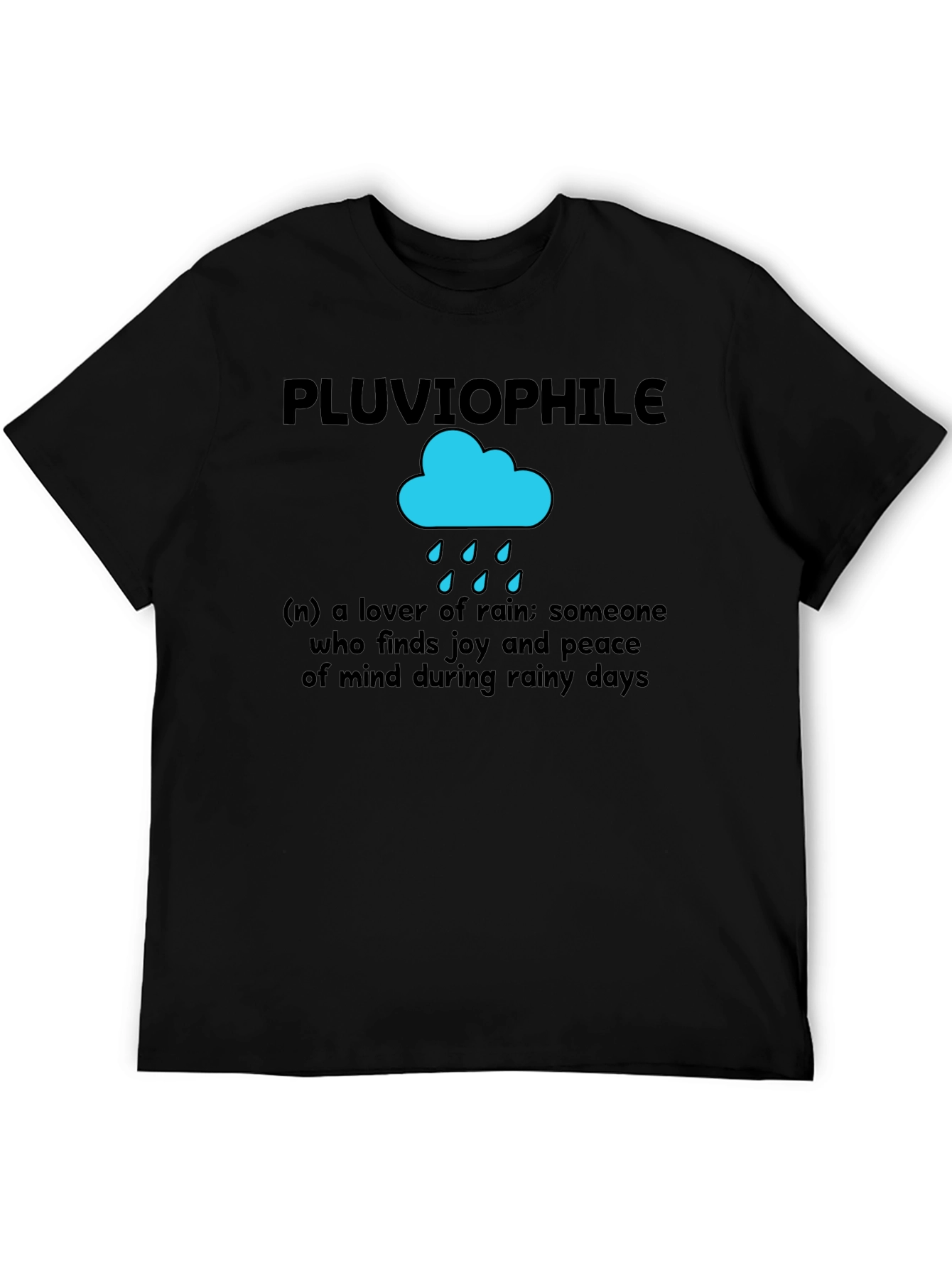 Pluviophile T-Shirt: Rain Lovers Comfort