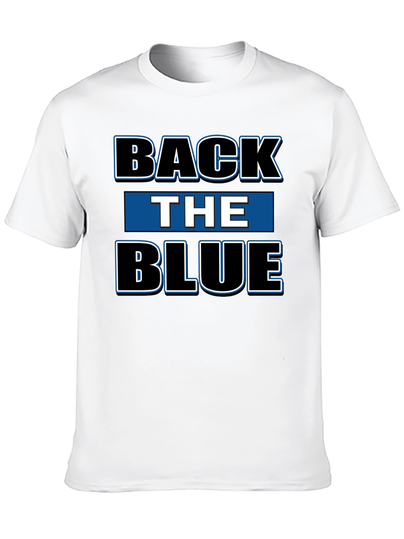 Back the Blue Black T-Shirt