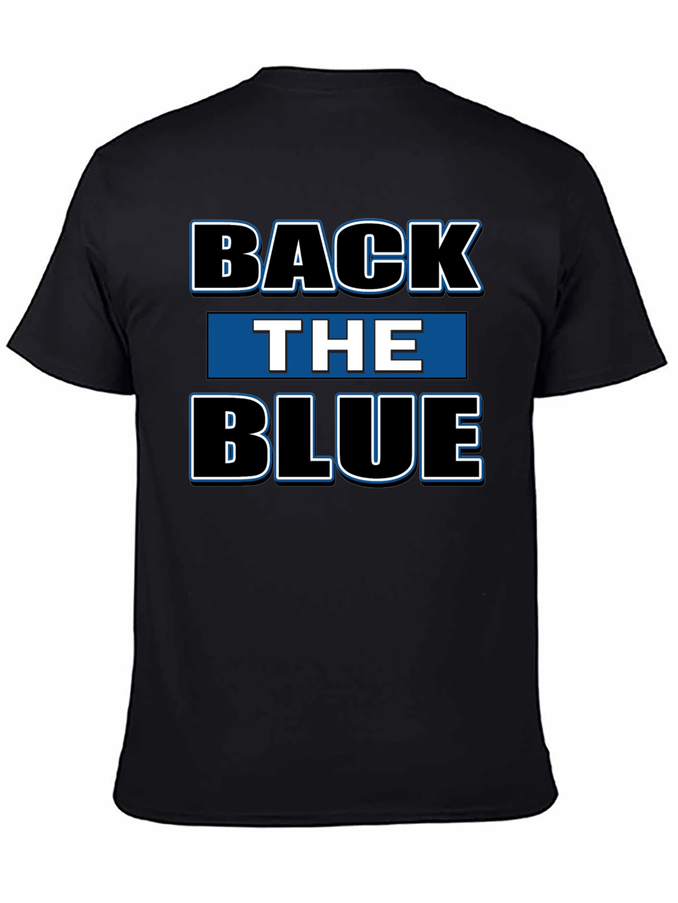 Back the Blue Black T-Shirt