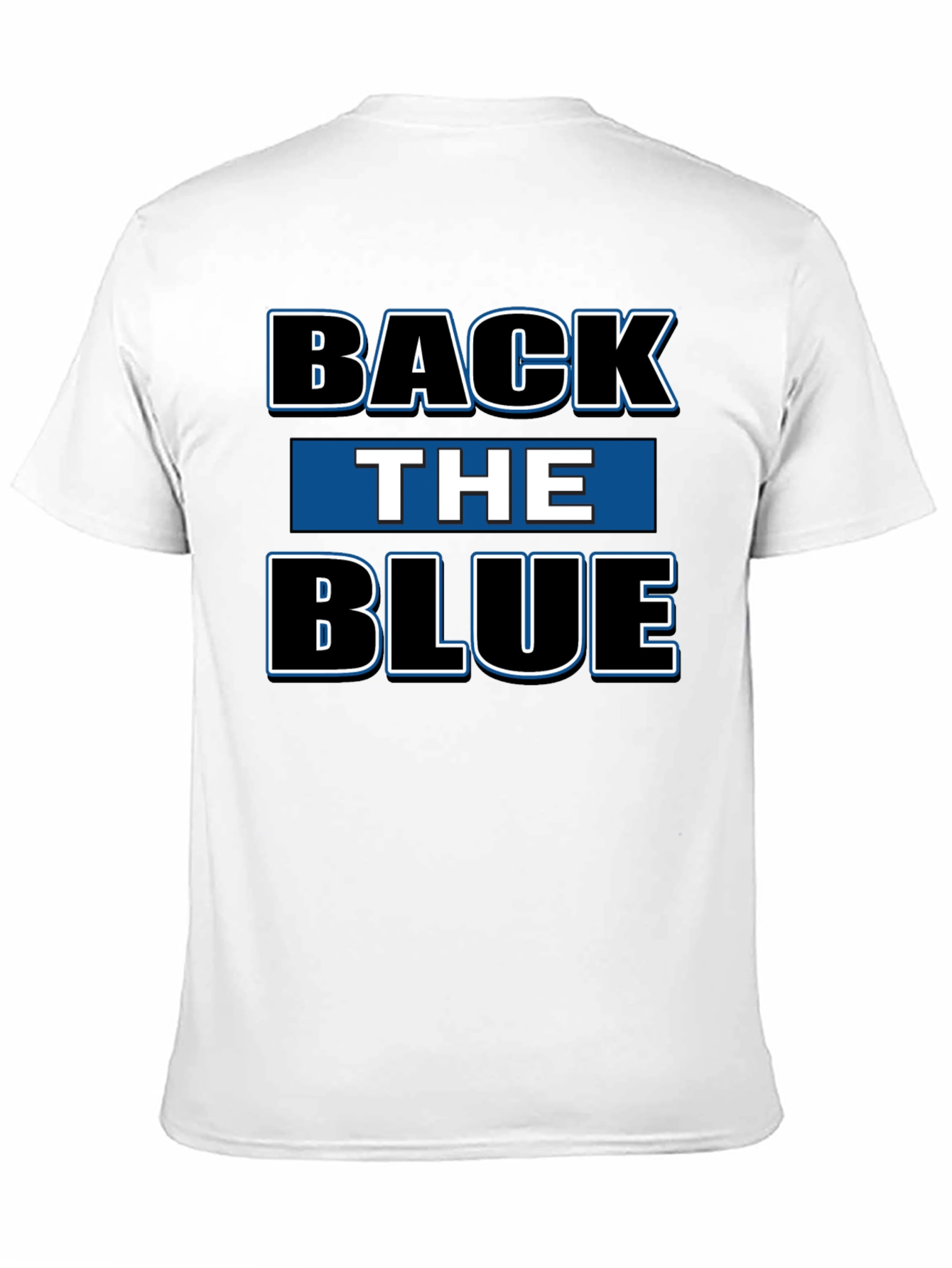 Back the Blue Black T-Shirt