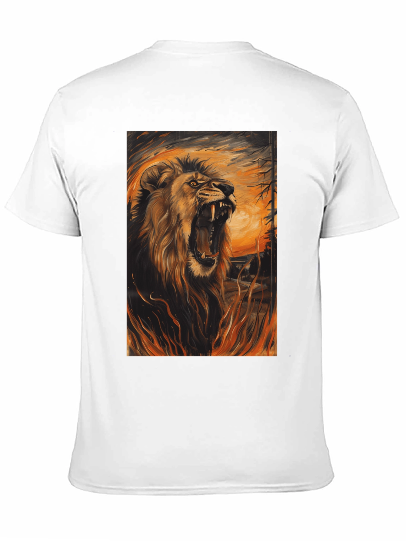 Roaring Lion Graphic Tee - Mens Black T-Shirt
